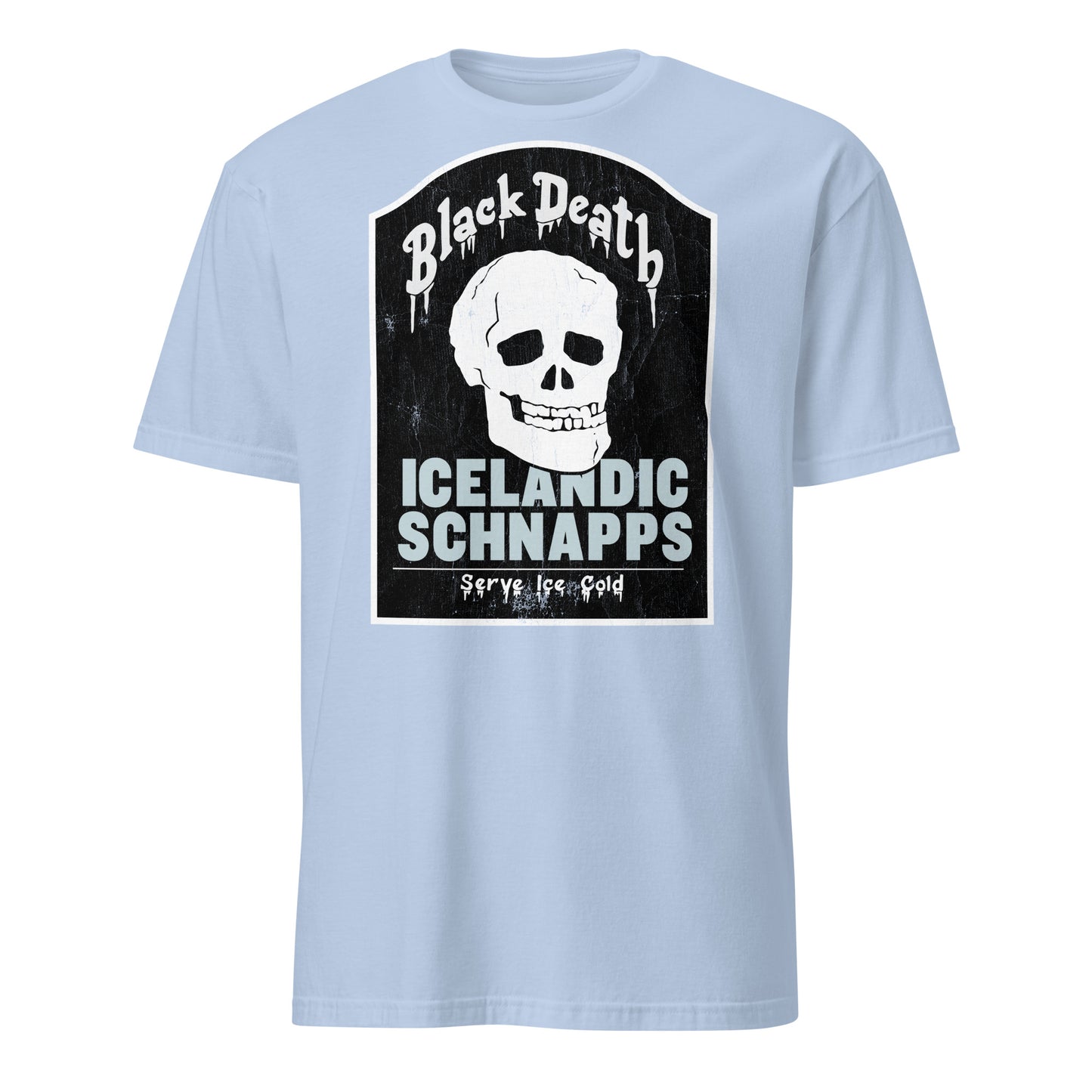 BD Icelandic Schnapps Tombstone Distressed Softstyle Unisex T-Shirt