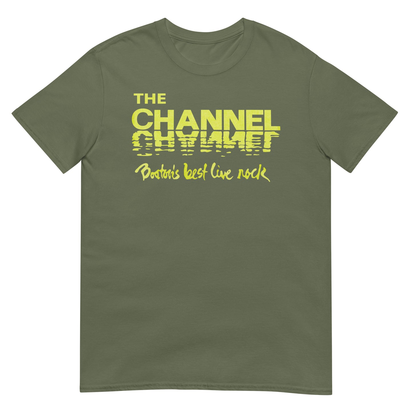 The Channel - Boston's Best Live Rock Distressed Softstyle Unisex Tee