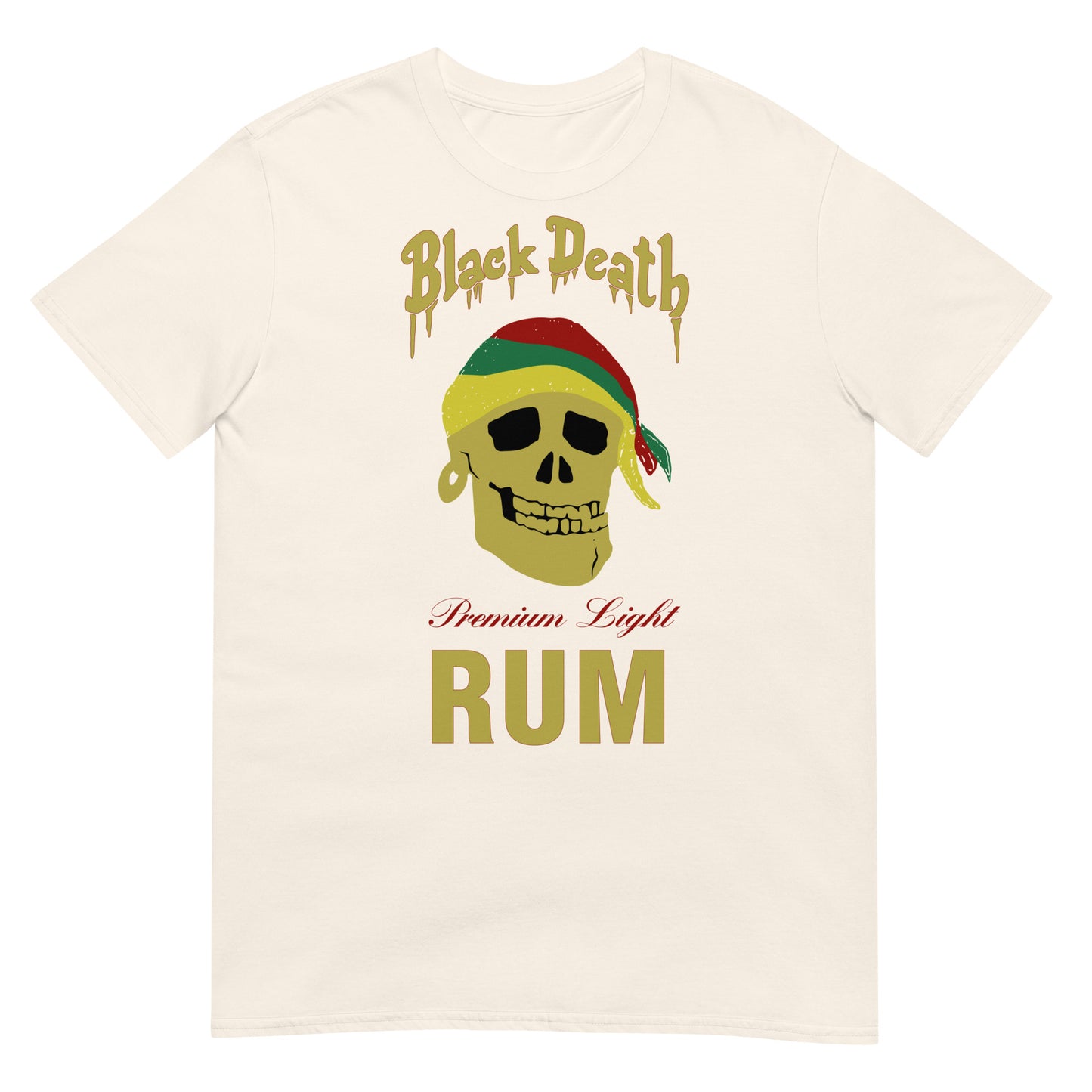 BD Rum Premium Light Pirate Skull Softstyle Unisex T-Shirt