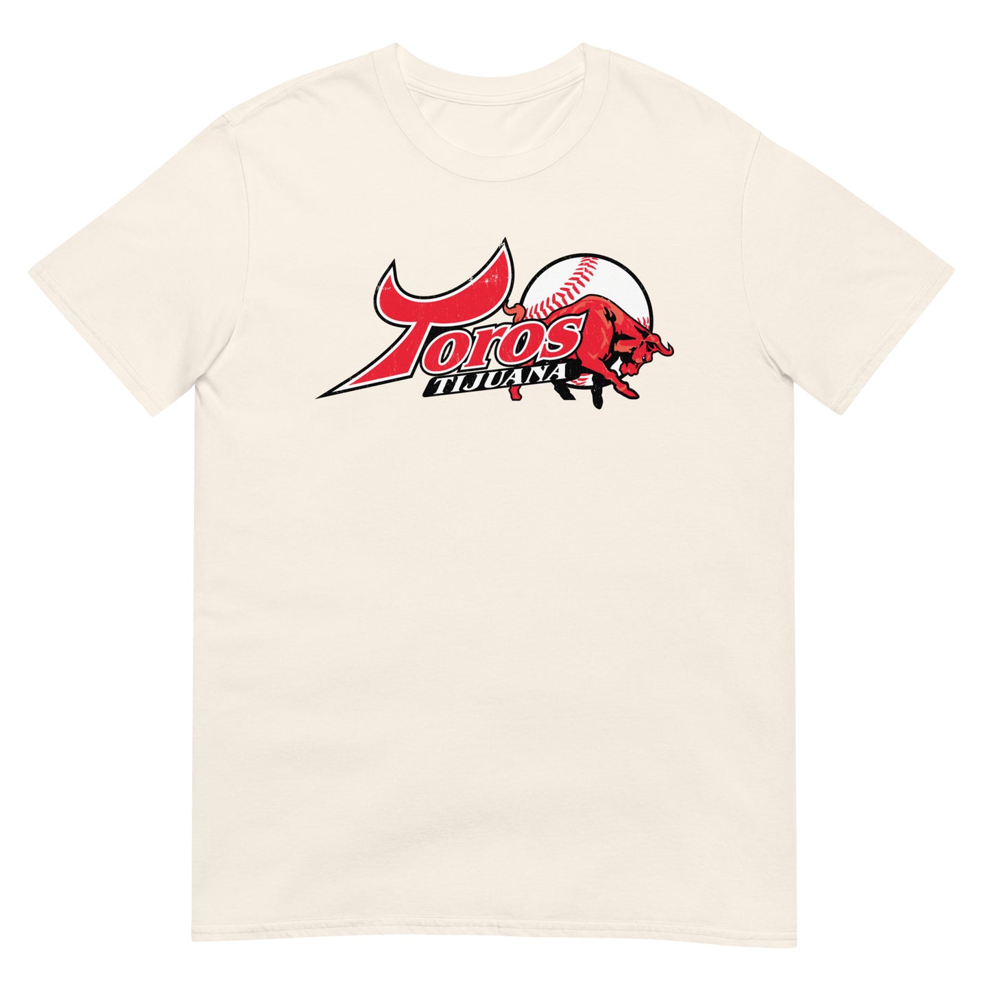 Toros de Tijuana Baseball Team Distressed Logo Softstyle Unisex T-Shirt