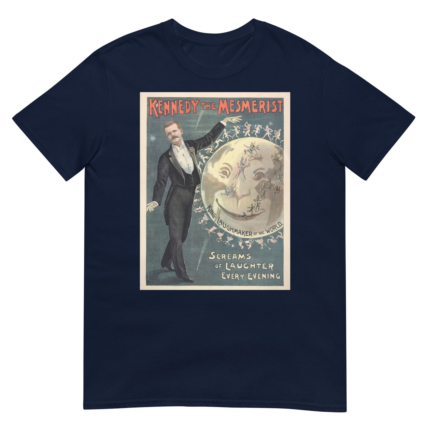 Kennedy the Mesmerist Victorian Magic Hypnotist Poster Softstyle Unisex Tee