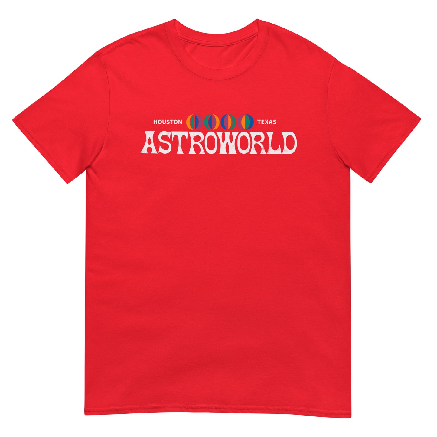 Houston Texas Defunct Theme Park Retro Logo Distressed Softstyle Unisex Tee