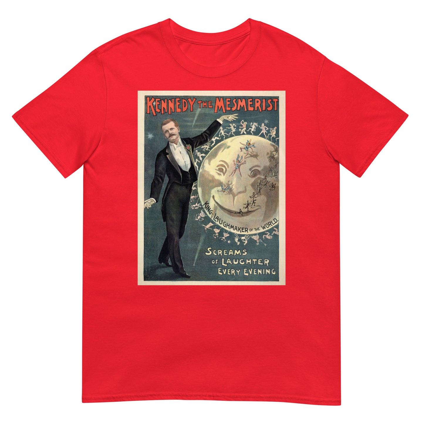 Kennedy the Mesmerist Victorian Magic Hypnotist Poster Softstyle Unisex Tee