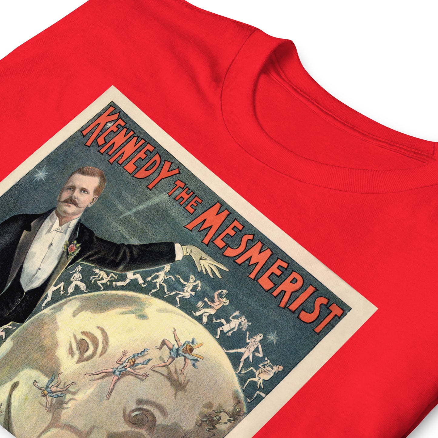 Kennedy the Mesmerist Victorian Magic Hypnotist Poster Softstyle Unisex Tee