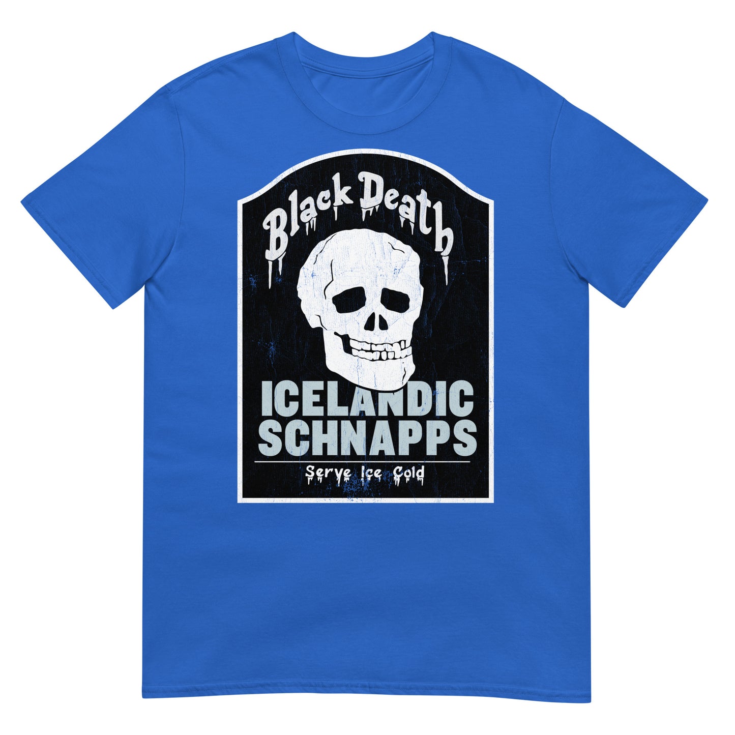 BD Icelandic Schnapps Tombstone Distressed Softstyle Unisex T-Shirt