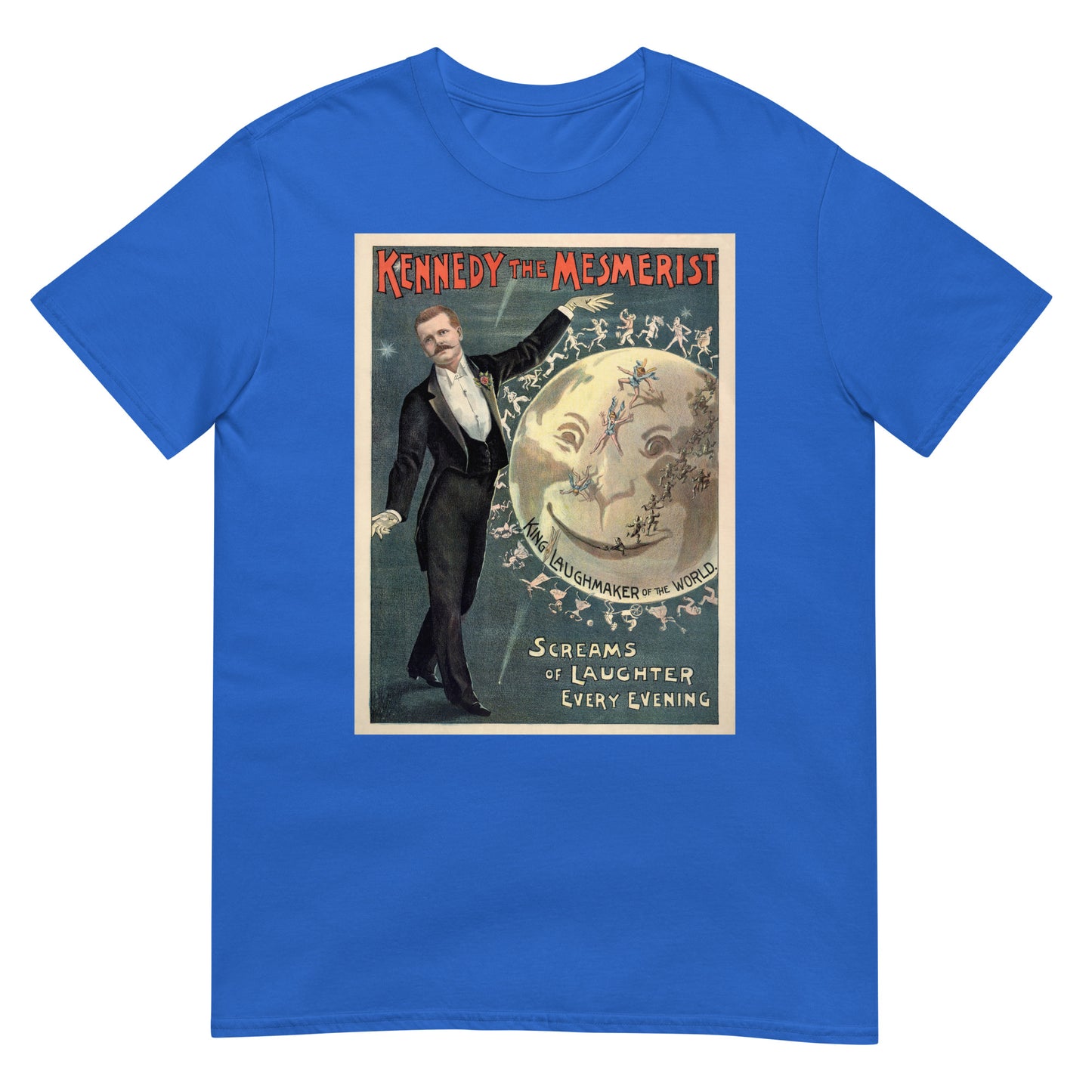 Kennedy the Mesmerist Victorian Magic Hypnotist Poster Softstyle Unisex Tee