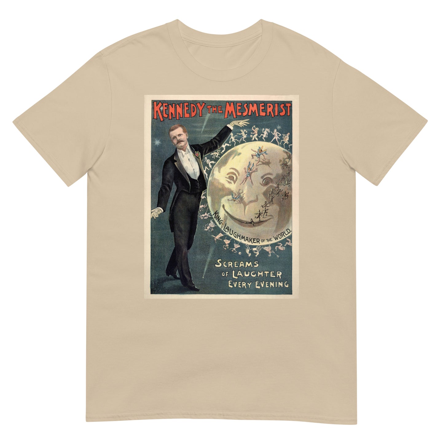 Kennedy the Mesmerist Victorian Magic Hypnotist Poster Softstyle Unisex Tee