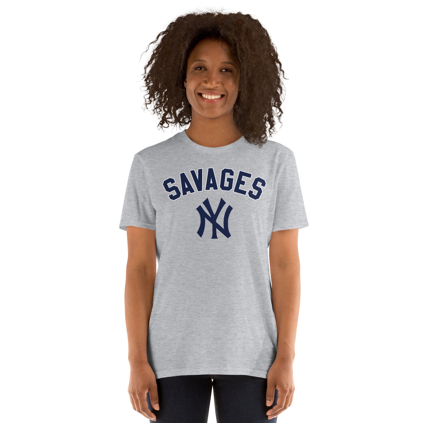 NEW YORK SAVAGES NY (Navy) Softstyle Unisex T-Shirt