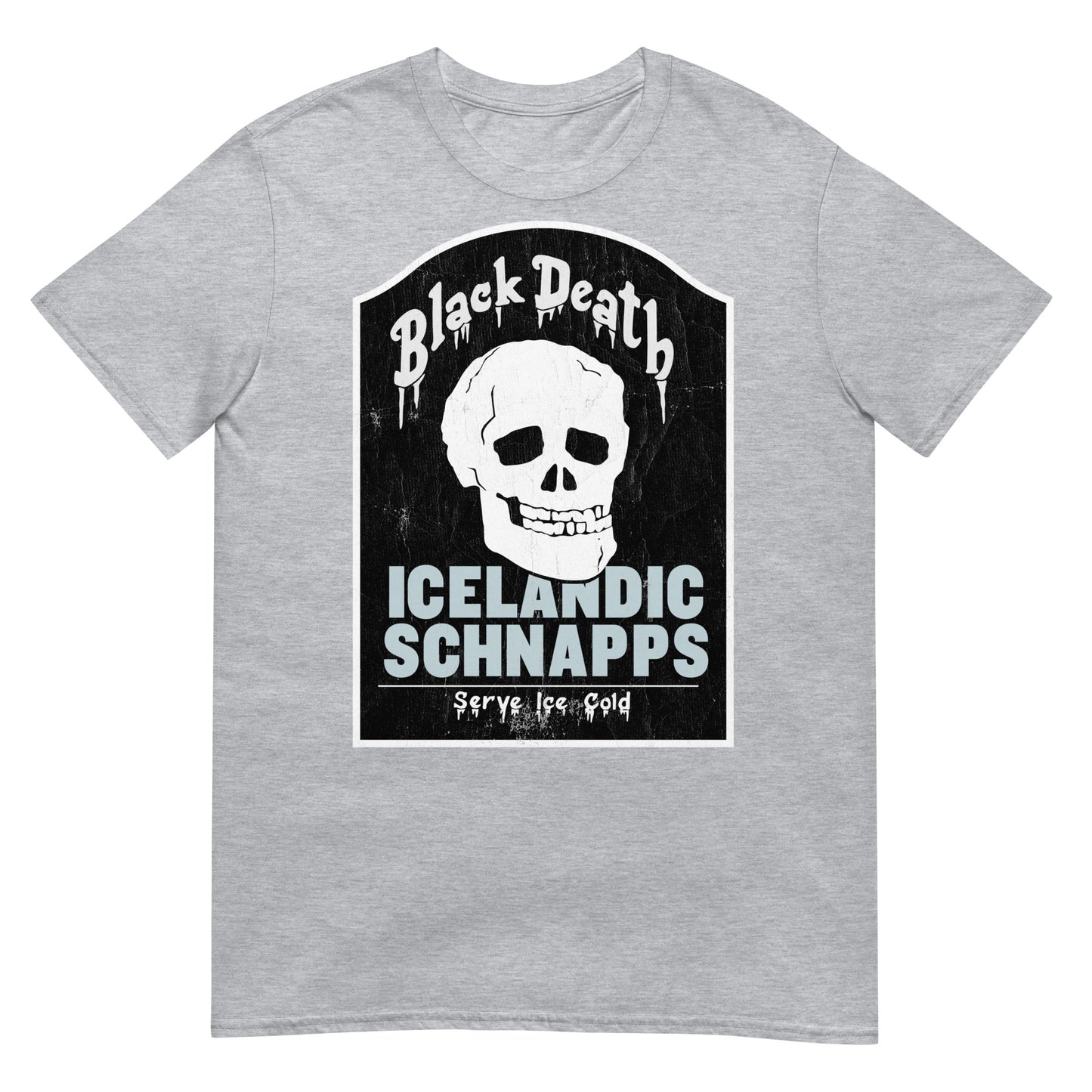 BD Icelandic Schnapps Tombstone Distressed Softstyle Unisex T-Shirt