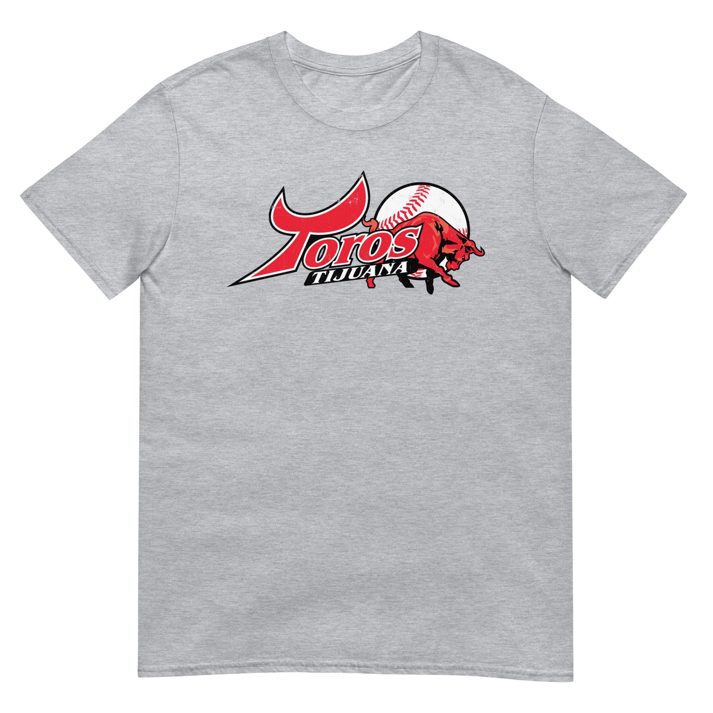 Toros de Tijuana Baseball Team Distressed Logo Softstyle Unisex T-Shirt