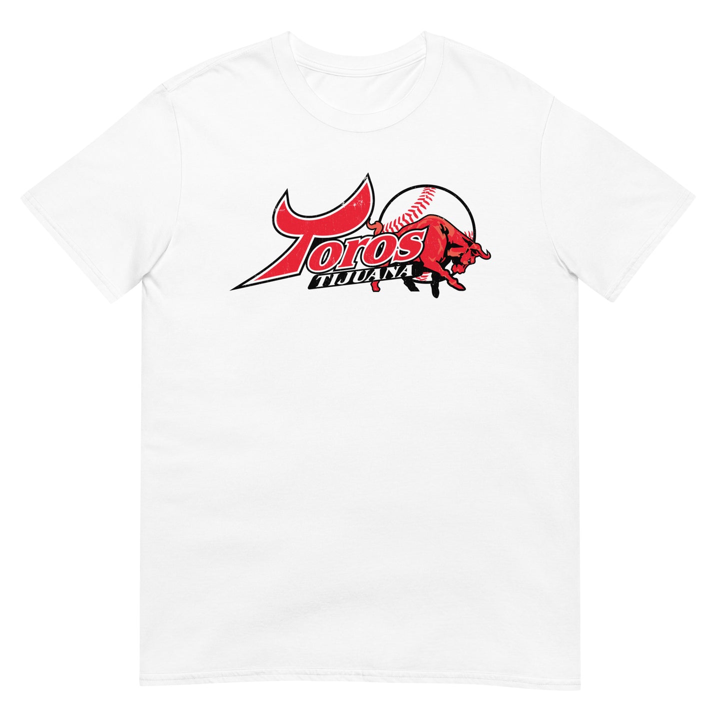Toros de Tijuana Baseball Team Distressed Logo Softstyle Unisex T-Shirt