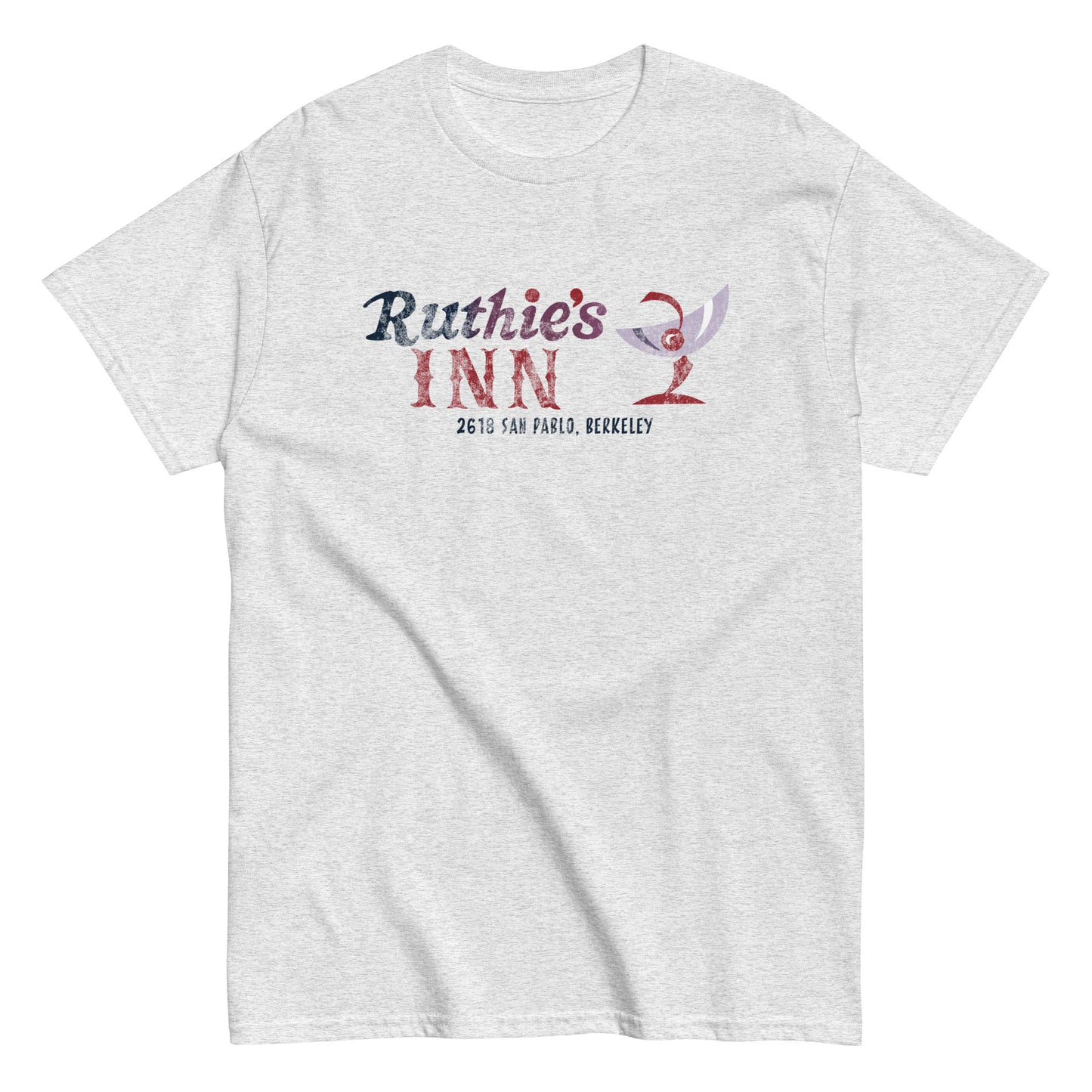 Ruthie’s Inn Berkeley, CA (Color) Distressed Vintage Rock Venue Graphic Tee