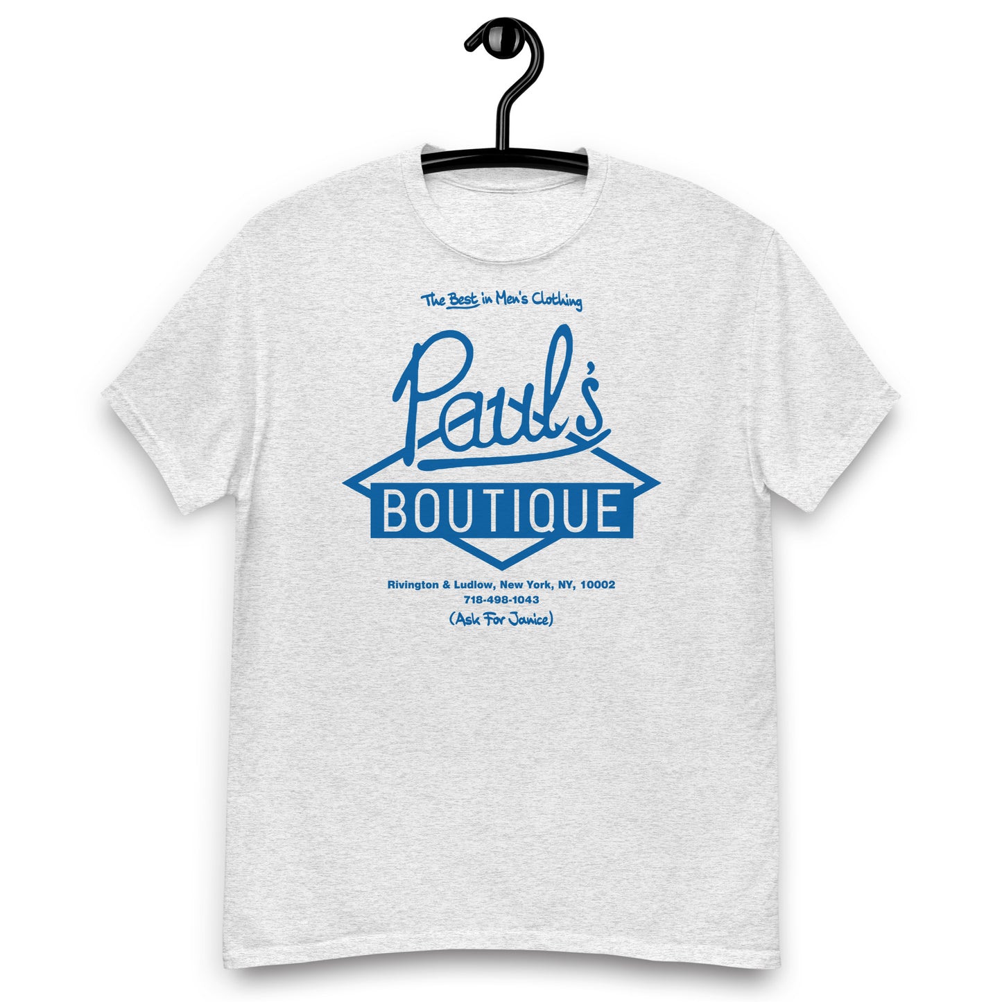 Paul’s Boutique “The Best in Men’s Clothing” Diamond Logo (Brooklyn Blue) Unisex Classic Tee