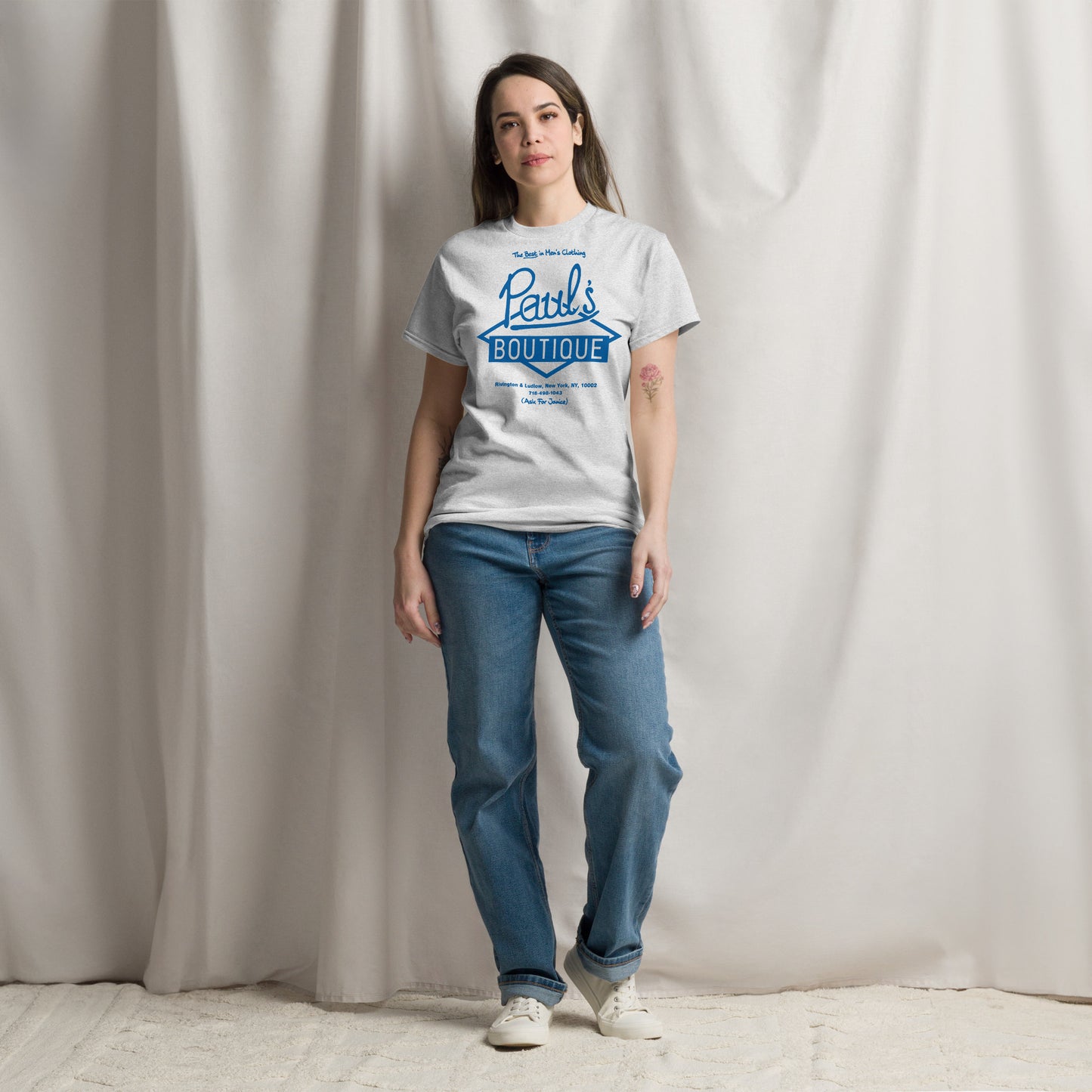 Paul’s Boutique “The Best in Men’s Clothing” Diamond Logo (Brooklyn Blue) Unisex Classic Tee