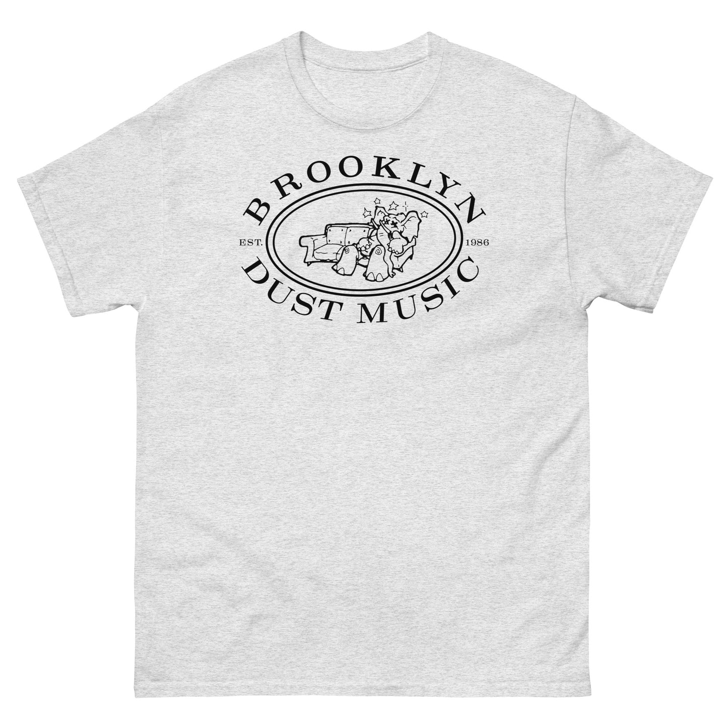 Brooklyn Dust Music Elephant Logo (Black) Unisex Classic T-Shirt