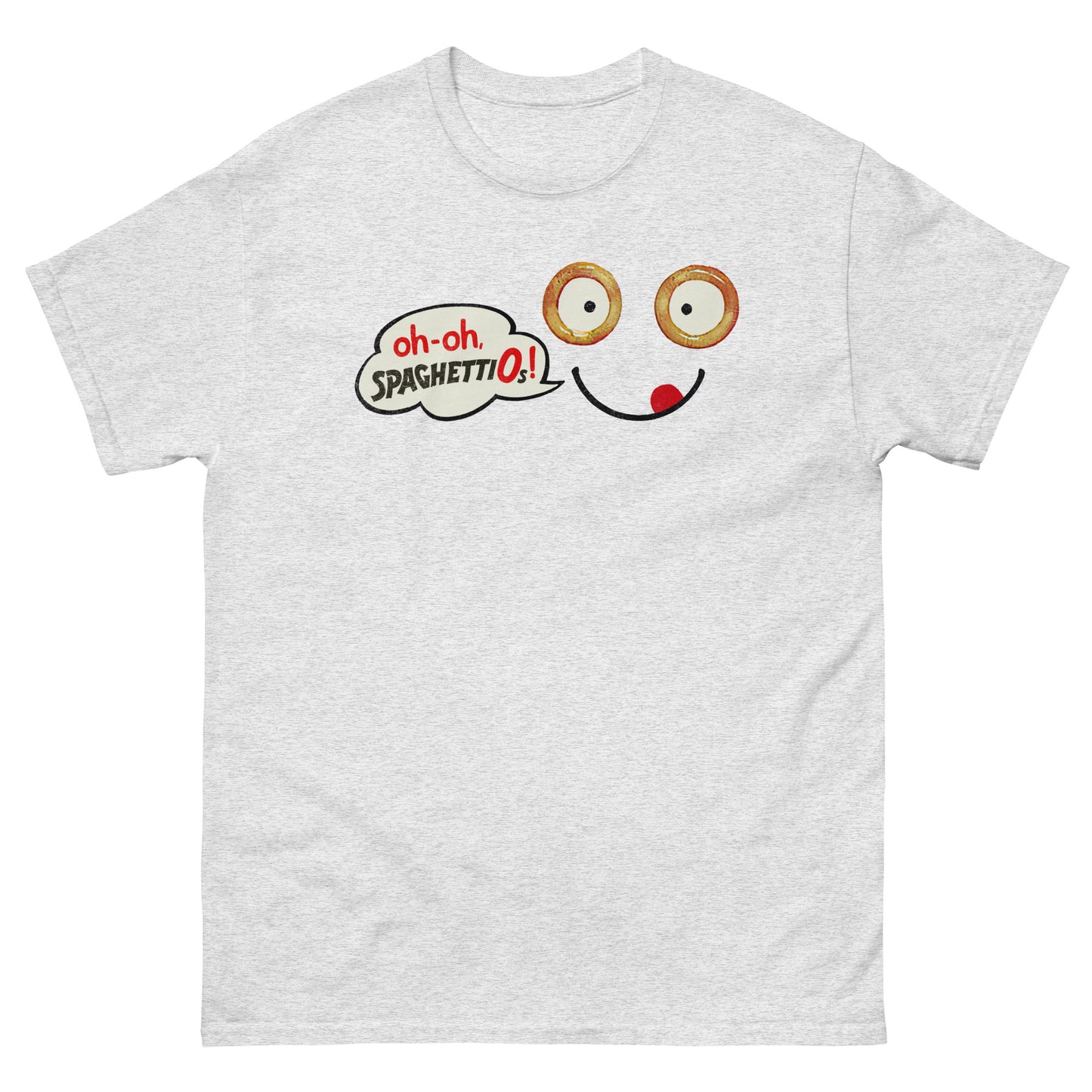 Uh-Oh Spaghetti Face Distressed Classic T-Shirt