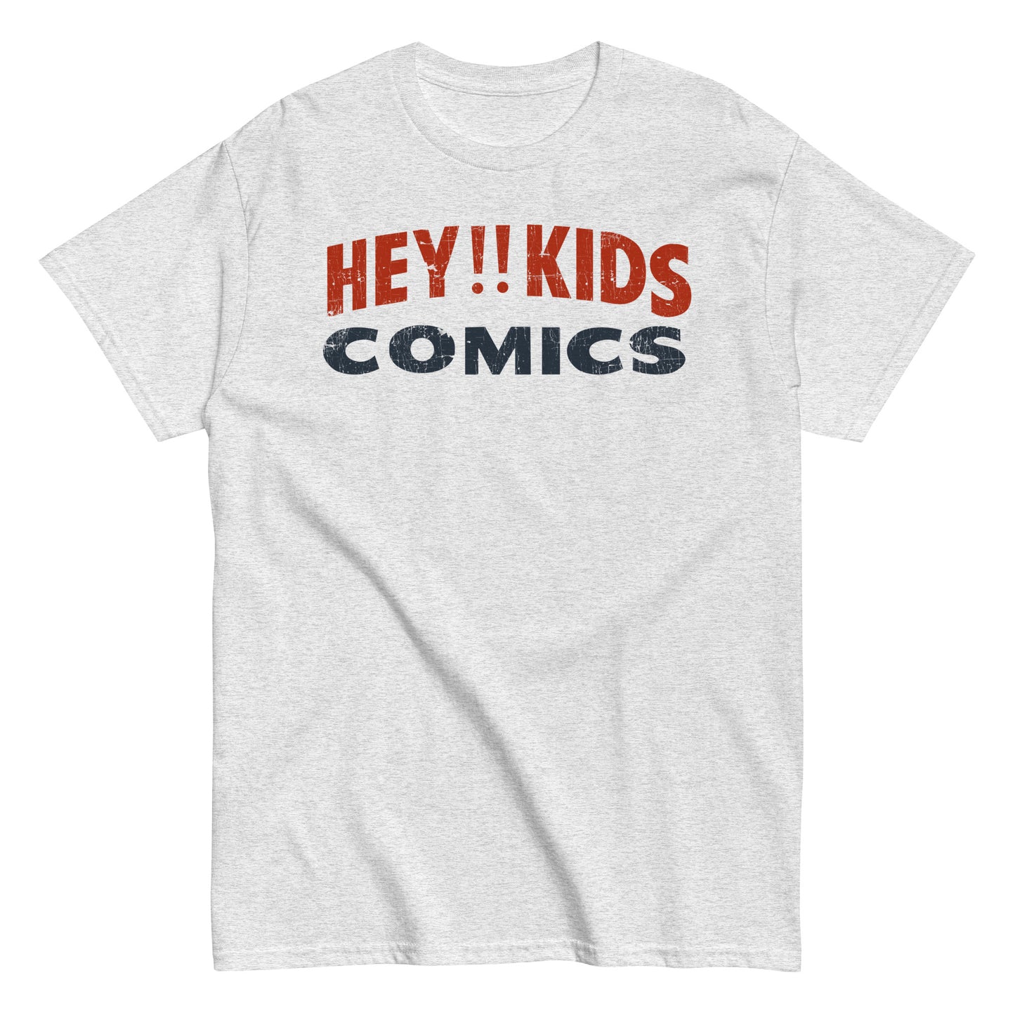 HEY !! KIDS COMICS Vintage Spinner Rack Topper Distressed Unisex Classic T-Shirt
