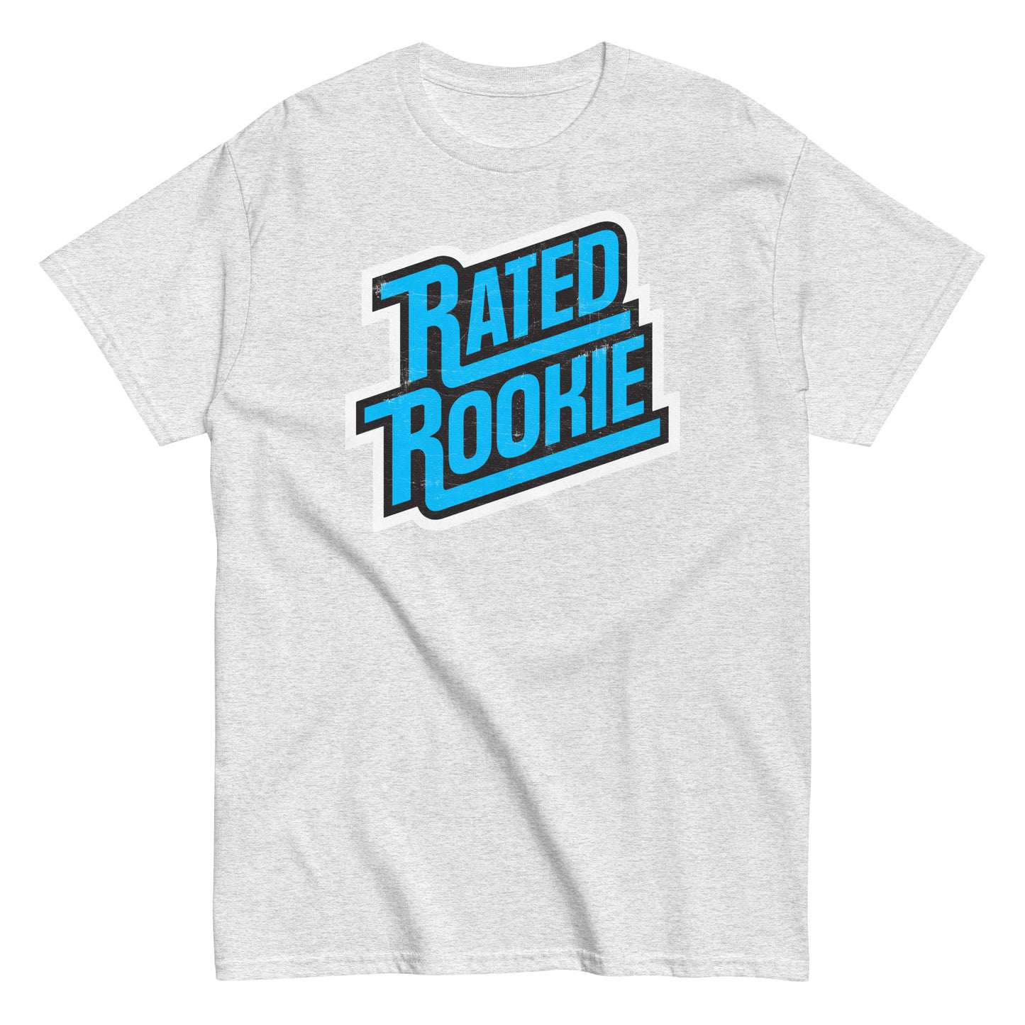 Rated Rookie Trading Card Logo Distressed Unisex Classic Tee