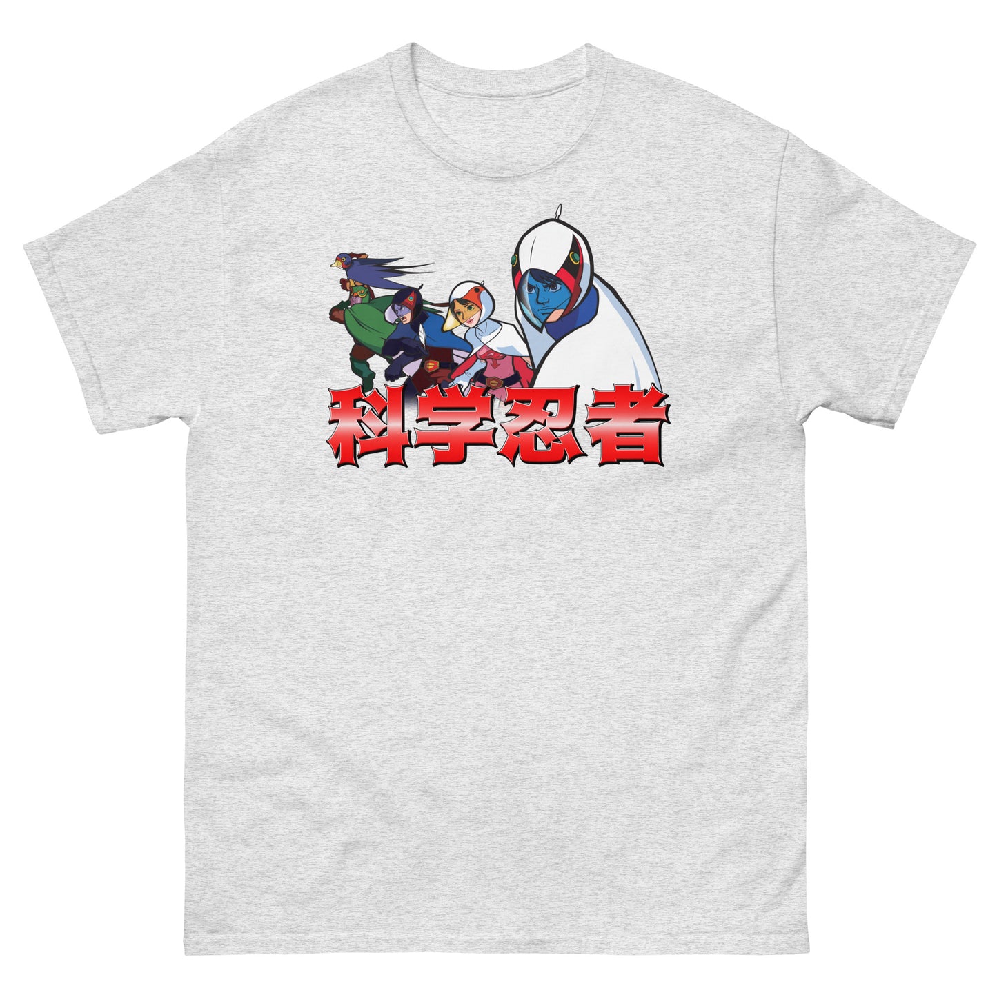 Science Ninja Team "Swallow, Owl, Condor, Swan, Eagle" Retro Anime Unisex Classic Tee
