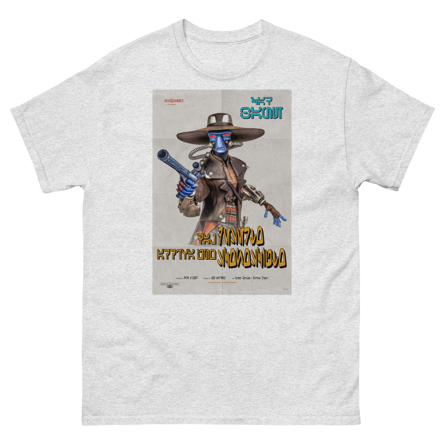 From the Desert Comes a Stranger Space Opera Spaghetti Western Vintage Movie Poster Unisex Classic Tee