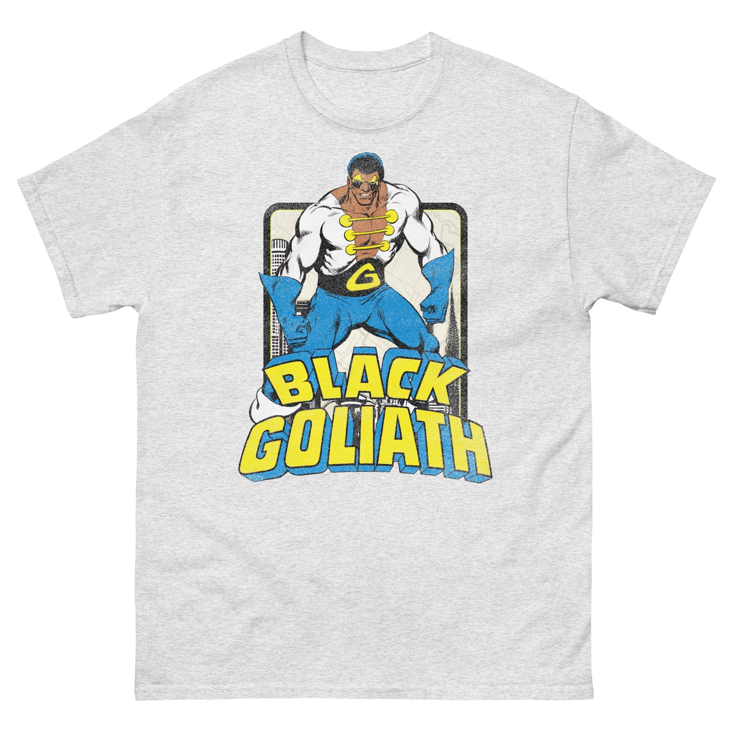 Black Goliath Retro Superhero Distressed Unisex Classic Tee