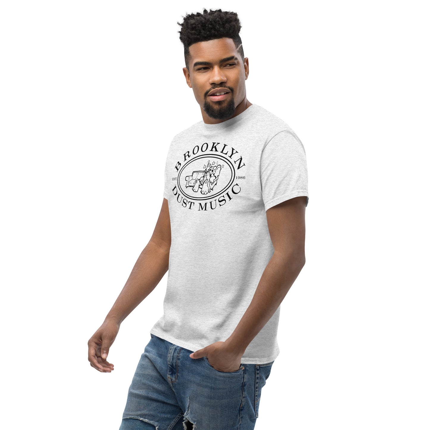 Brooklyn Dust Music Elephant Logo (Black) Unisex Classic T-Shirt