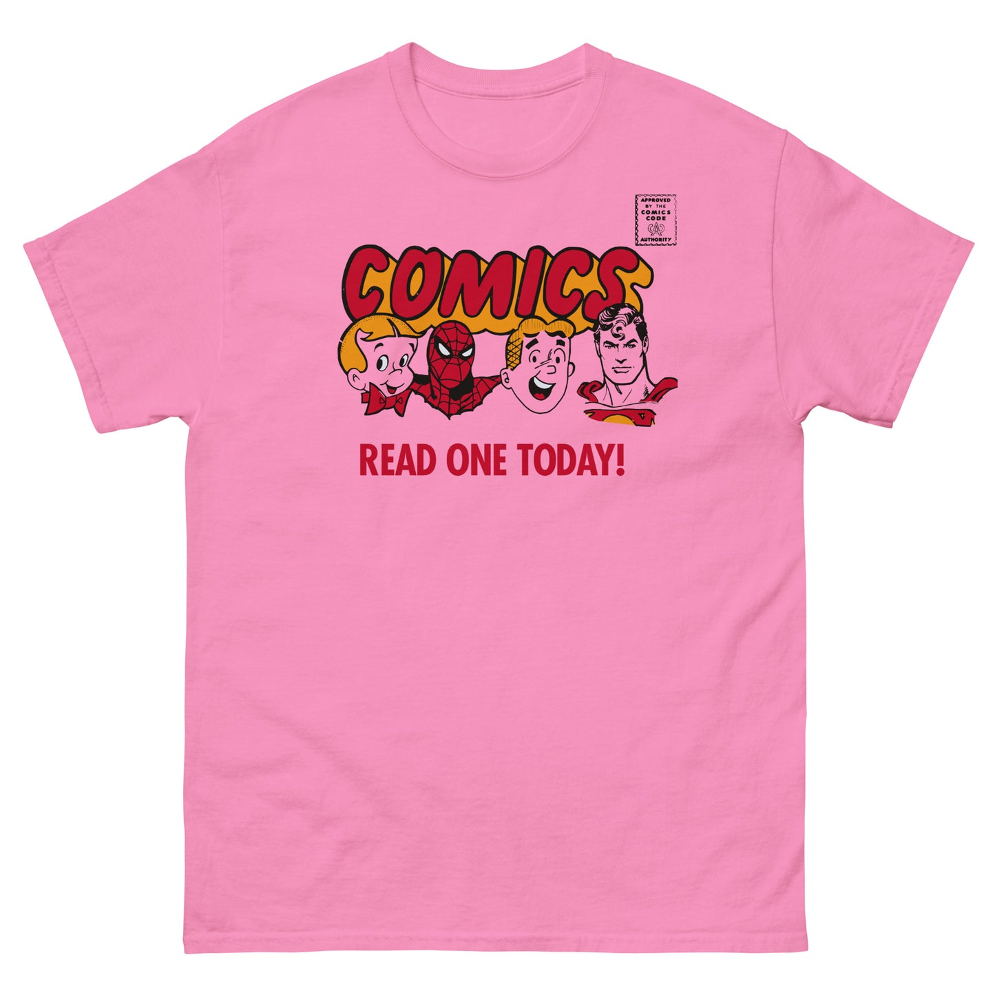 Comics Read One Today! (Original Characters ) Vintage Spinner Rack Topper Unisex Classic T-Shirt