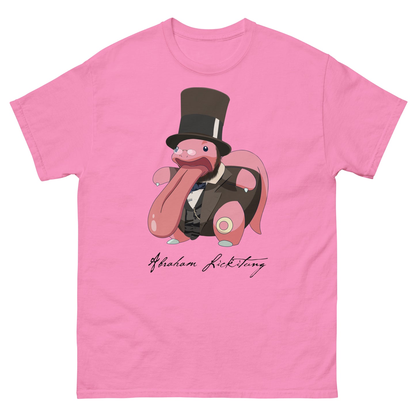 Aberoinga Lincoln Historical Anime Mash-Up Parody Tee