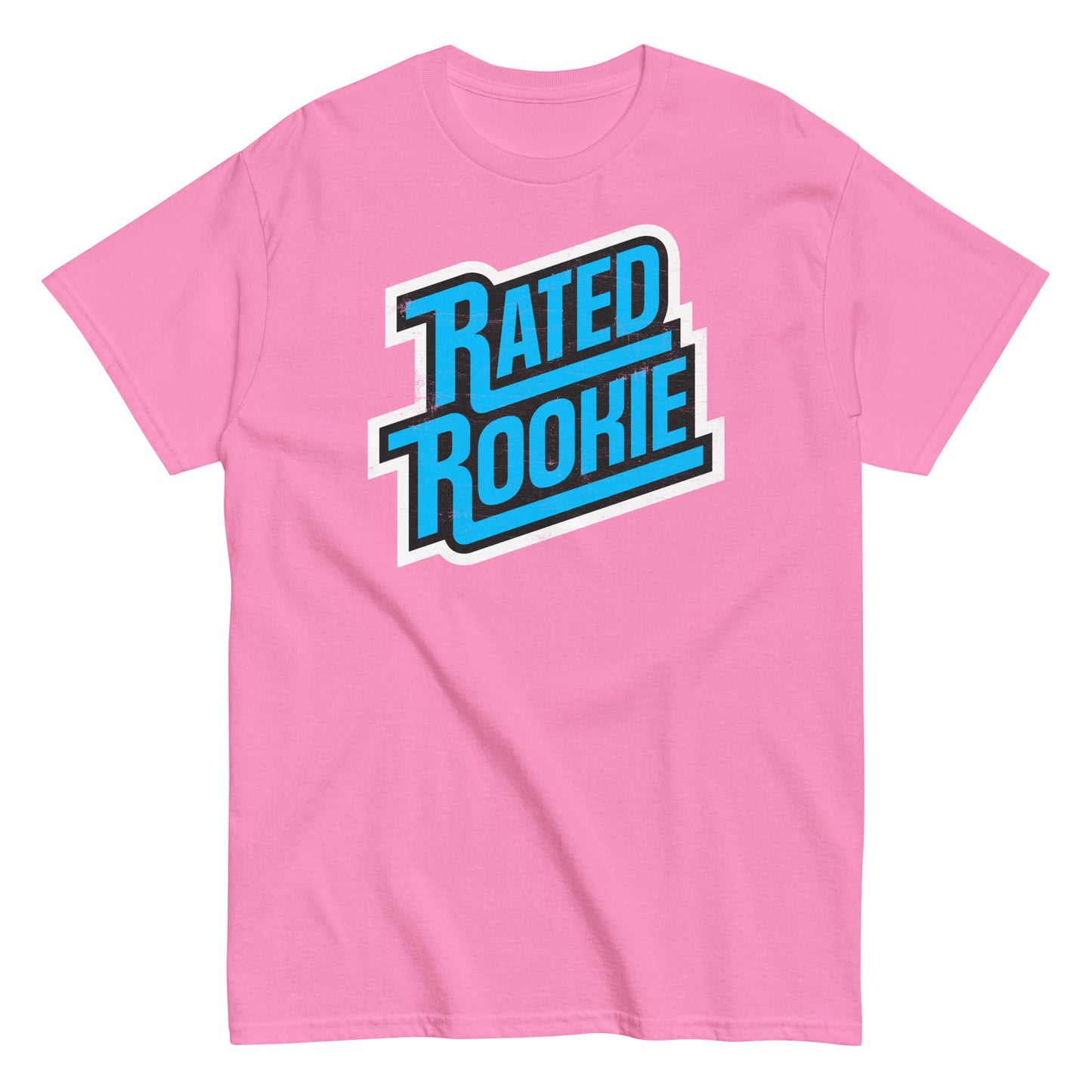 Rated Rookie Trading Card Logo Distressed Unisex Classic Tee