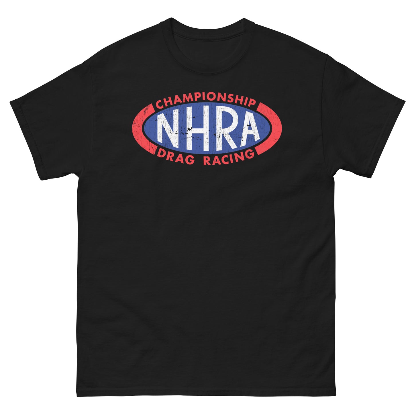 Hot Rod Drag Racing Distressed Unisex Classic Tee