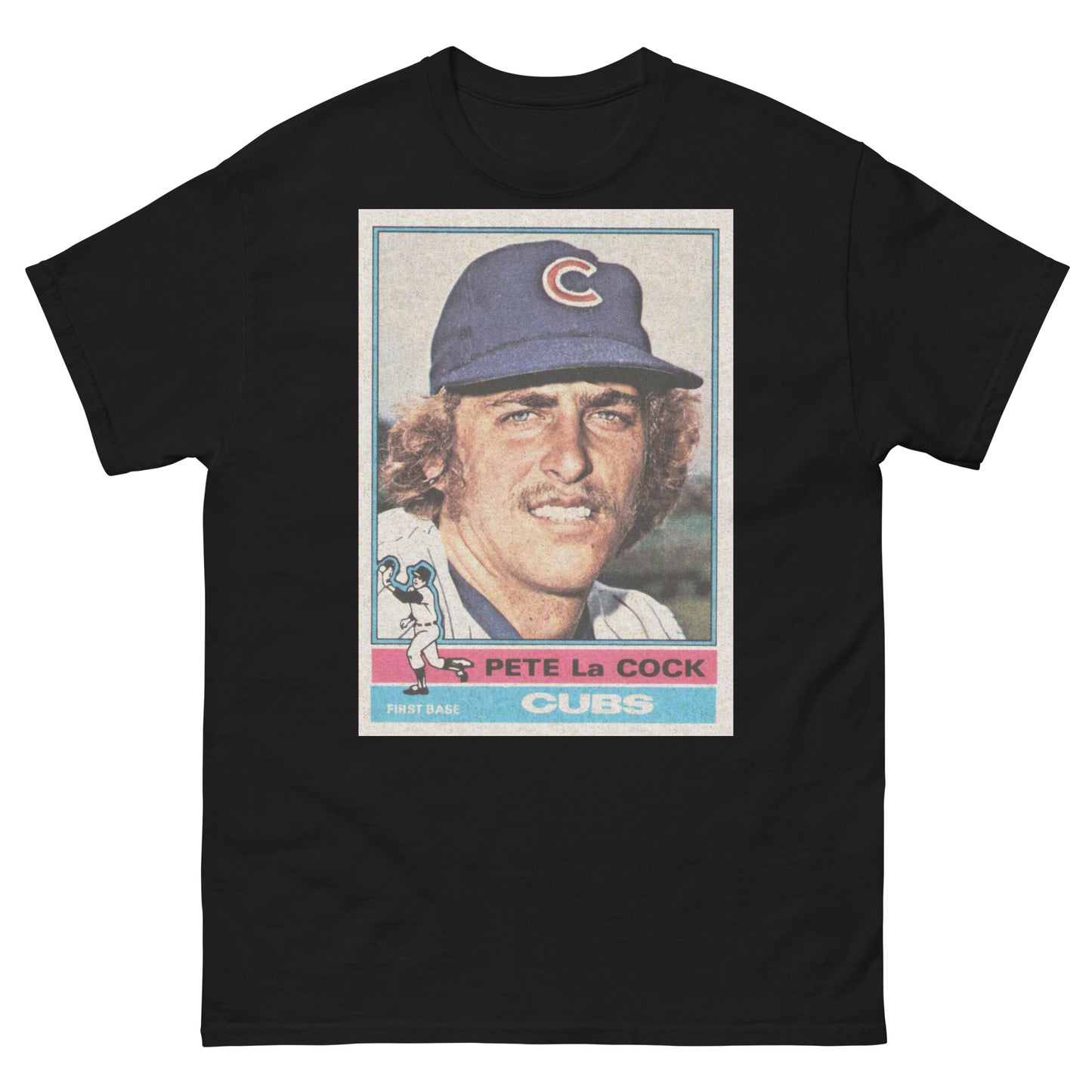 Pete La Cock 1970s Vintage Trading Card Unisex Classic Tee