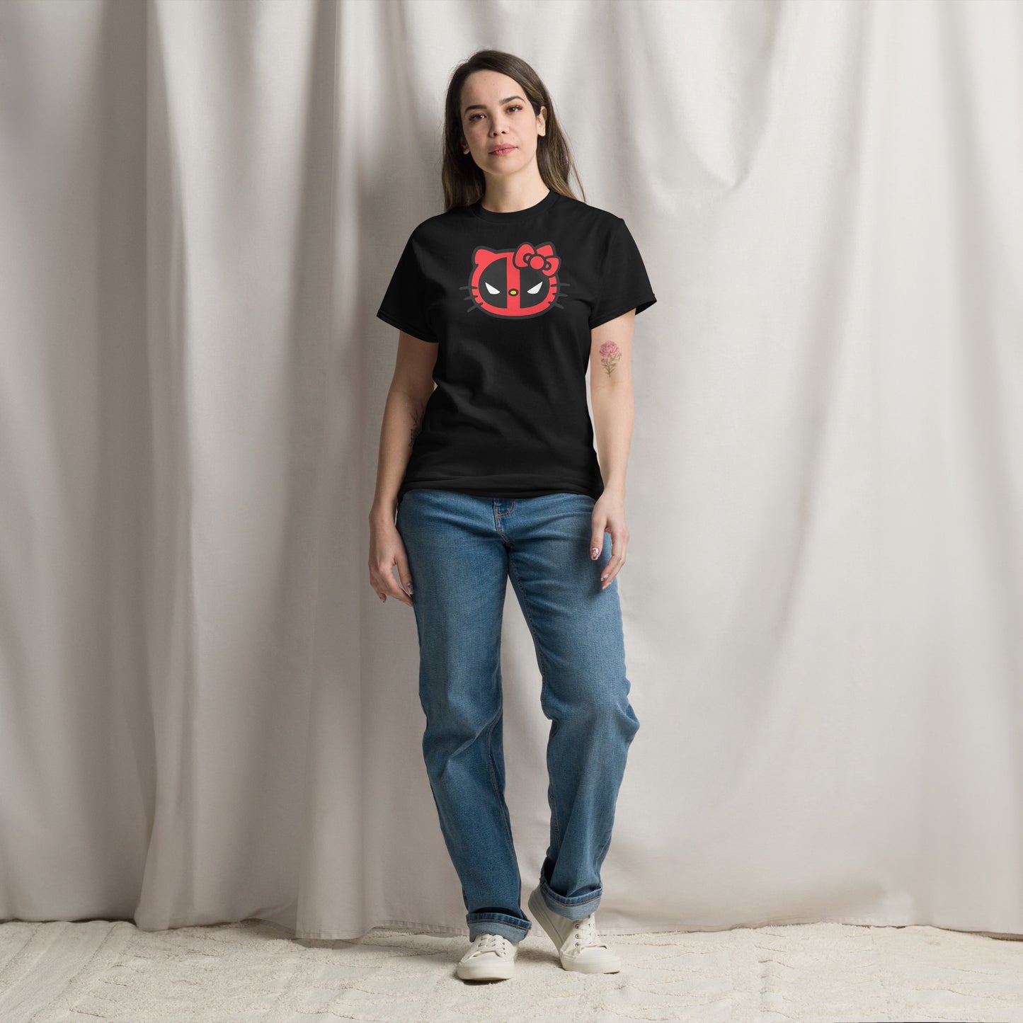 DEAD KITTY The Merc With No Mouth Cute Silent But Deadly Unisex Classic Tee