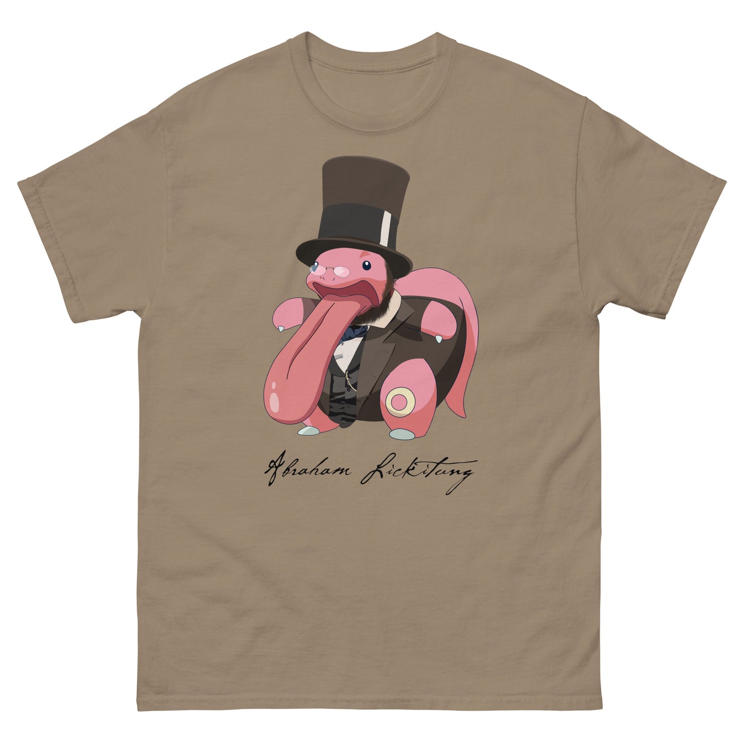 Aberoinga Lincoln Historical Anime Mash-Up Parody Tee