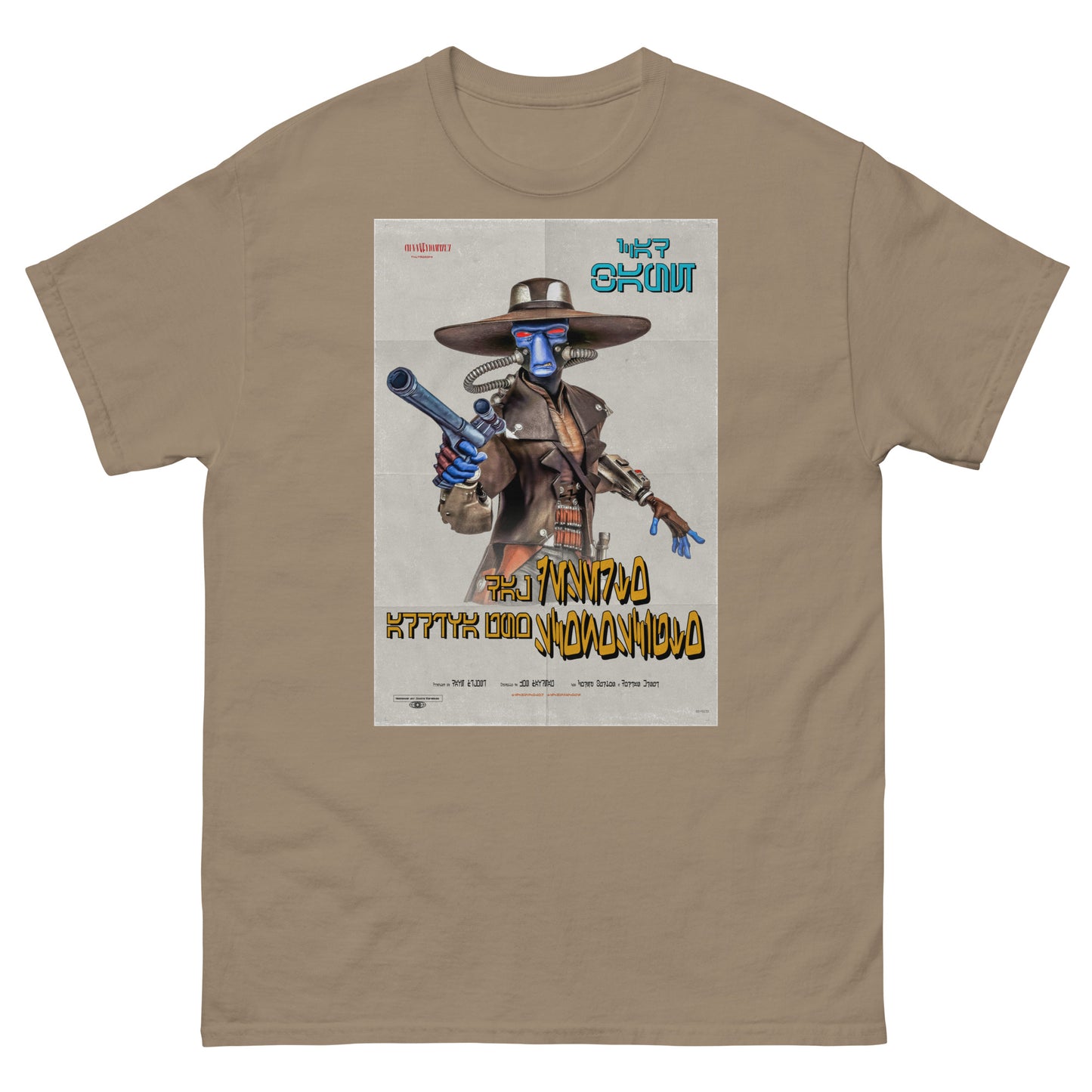 From the Desert Comes a Stranger Space Opera Spaghetti Western Vintage Movie Poster Unisex Classic Tee