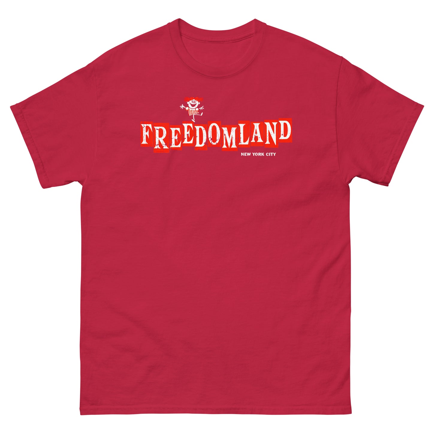 Freedomland, USA New York City Vintage Amusement Park Distressed Unisex Classic Tee