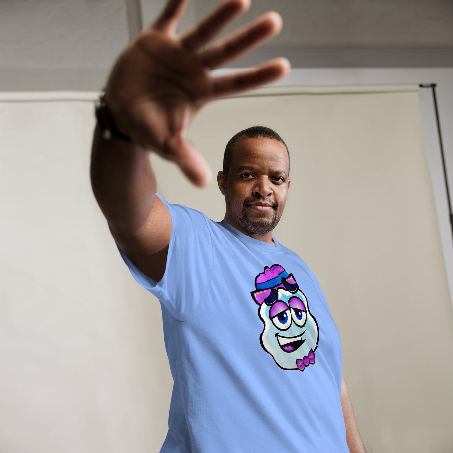 Blueberry Ghost Cereal Mascot Unisex Classic Tee