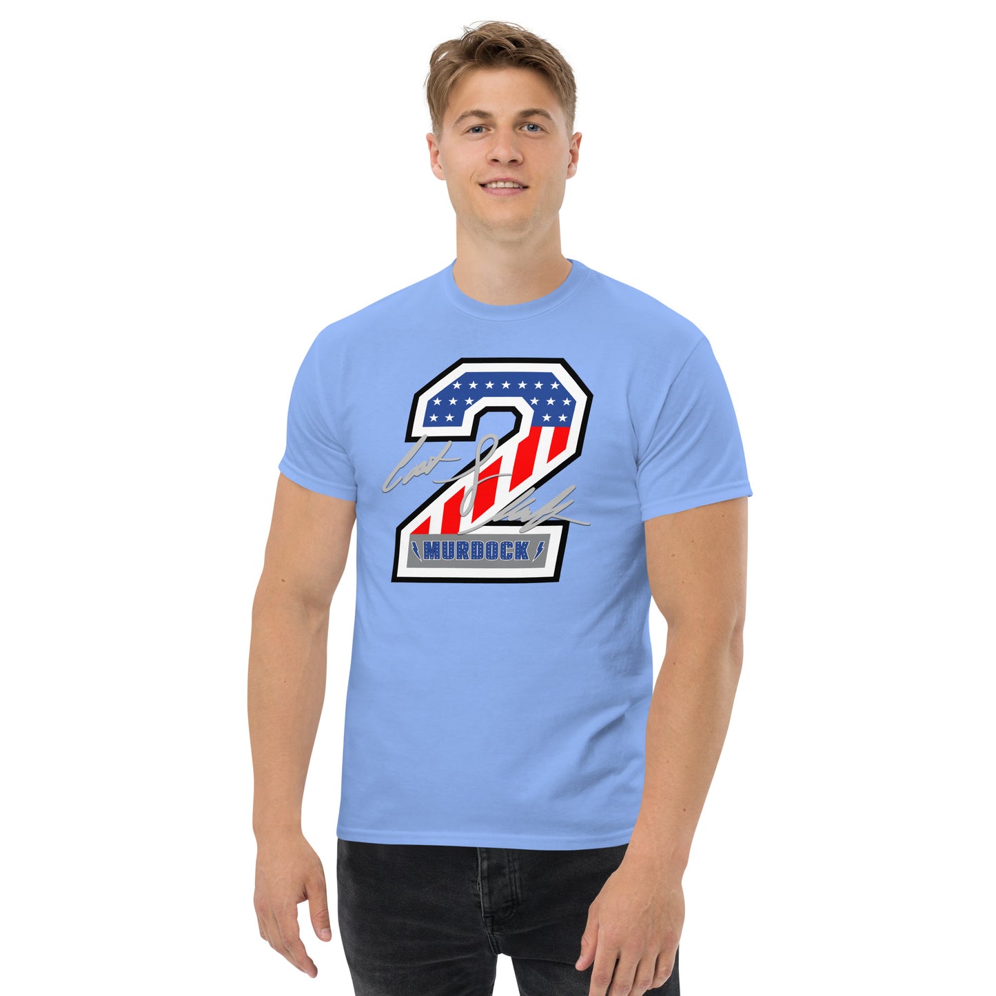Captain Lance Murdock Patriotic Stuntman #2 with Signature Unisex Cosplay Tee