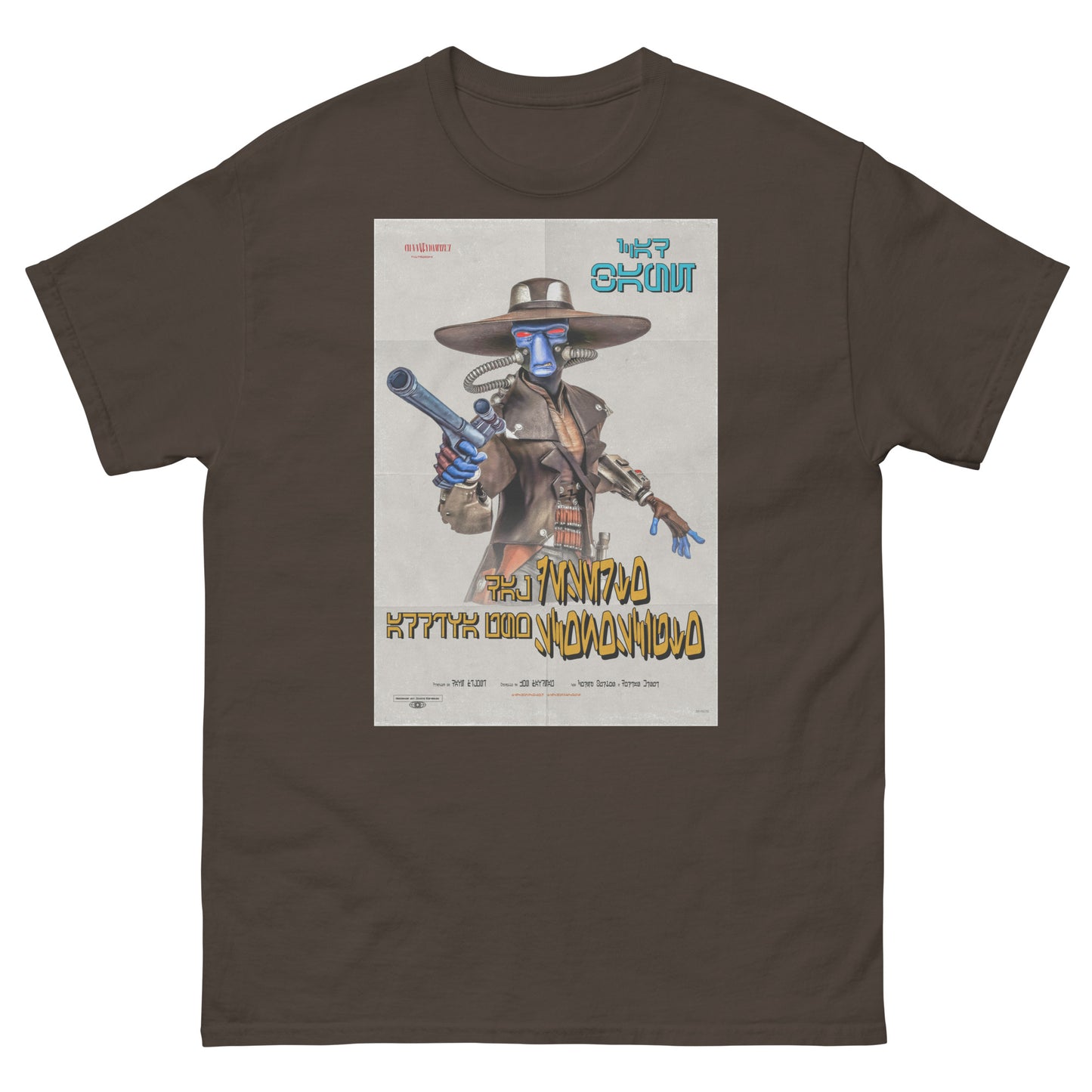 From the Desert Comes a Stranger Space Opera Spaghetti Western Vintage Movie Poster Unisex Classic Tee