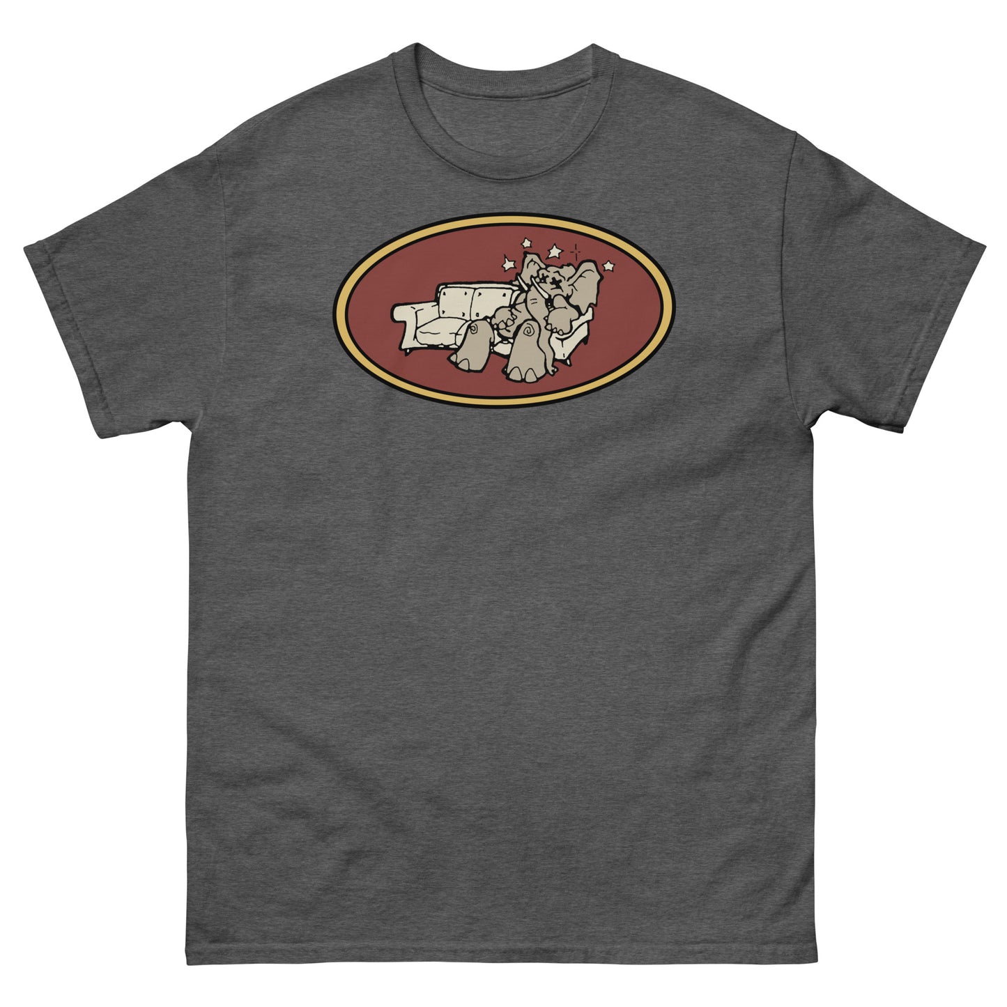 Brooklyn Dust Music Elephant Color Logo (Prairie Sand) Unisex Classic Tee