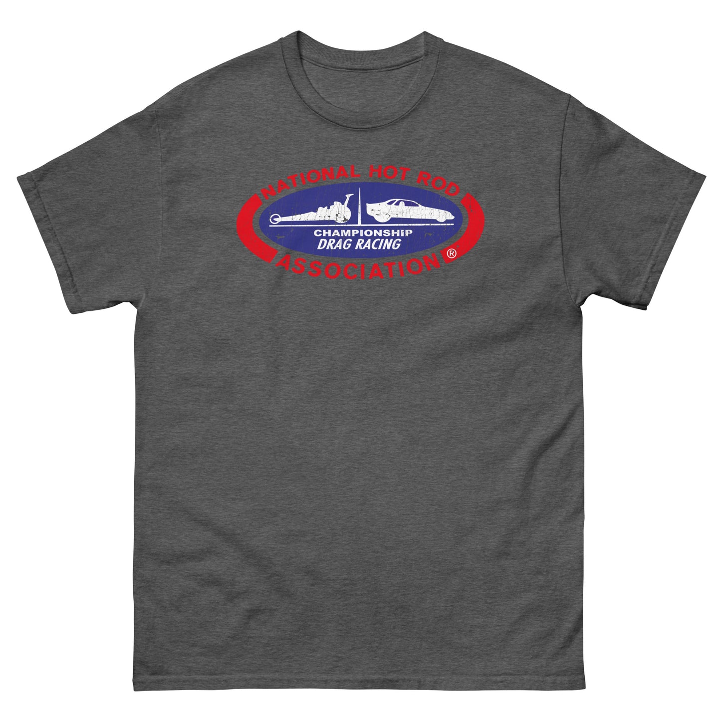 Hot Rod Drag Racing Classic Distressed Unisex Classic Tee