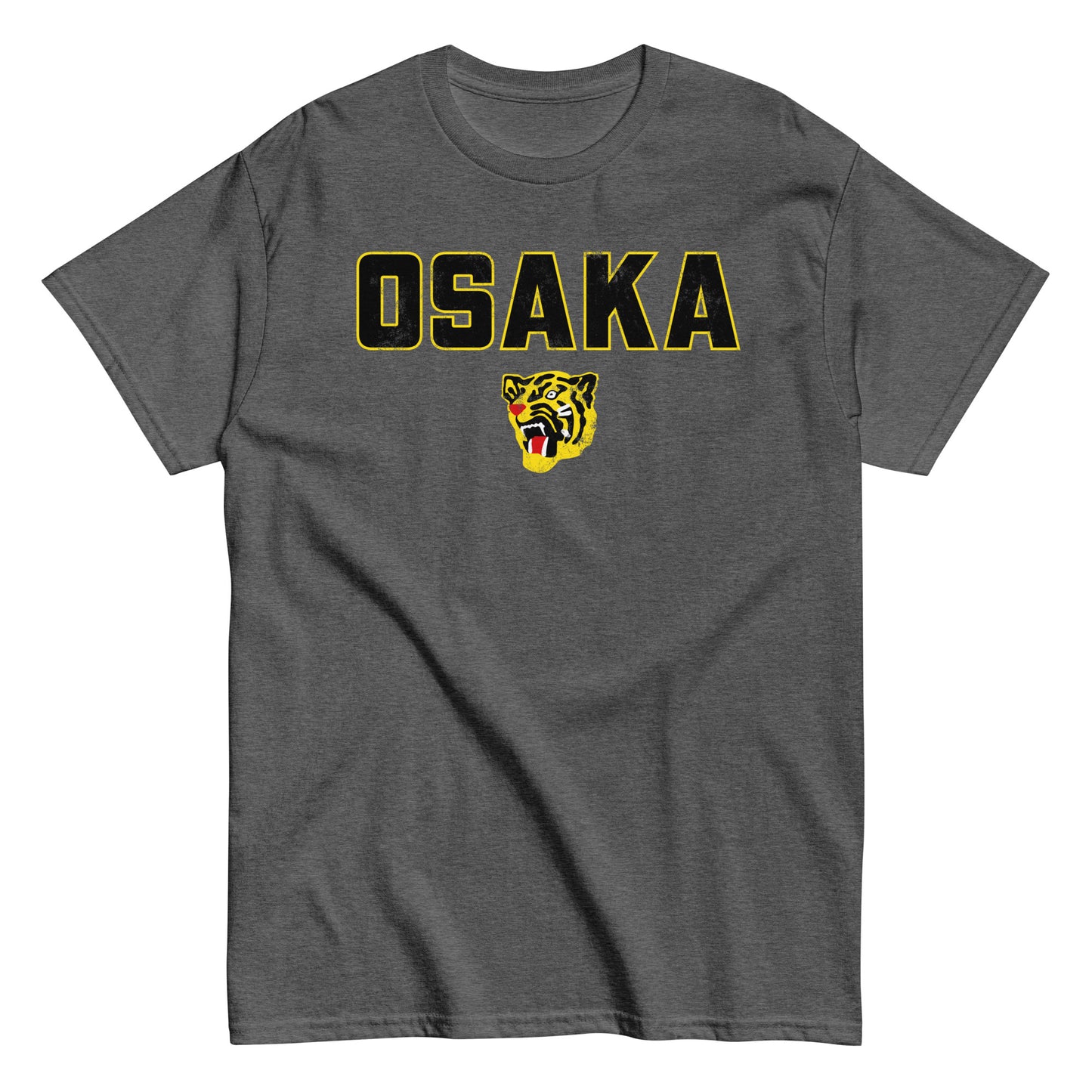 Osaka Tigers (Black) Vintage Japanese Baseball Distressed Unisex Classic Tee