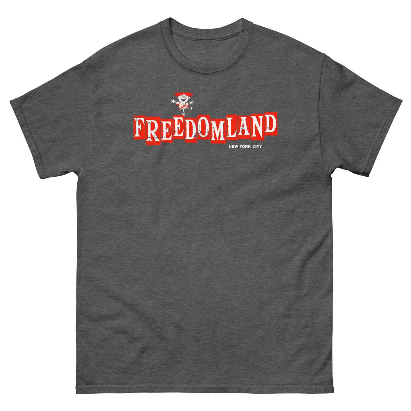 Freedomland, USA New York City Vintage Amusement Park Distressed Unisex Classic Tee
