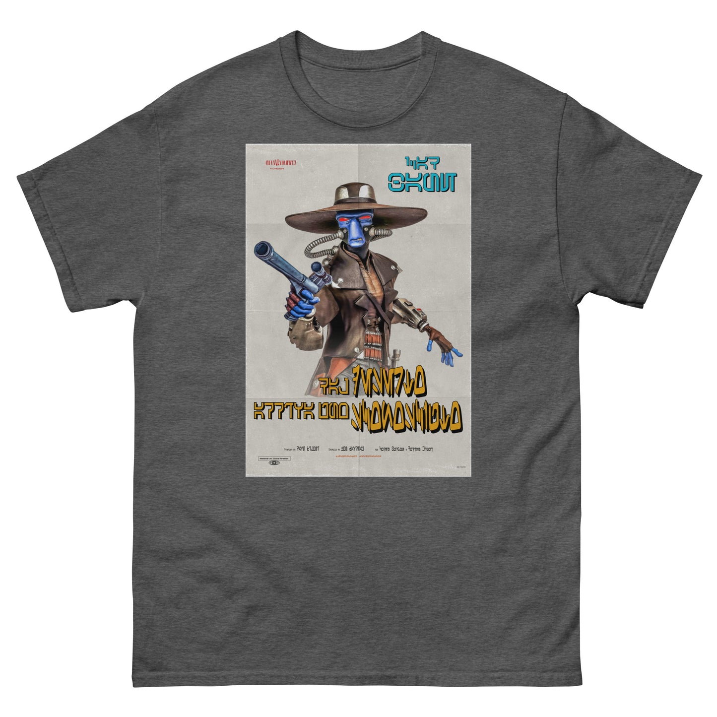 From the Desert Comes a Stranger Space Opera Spaghetti Western Vintage Movie Poster Unisex Classic Tee