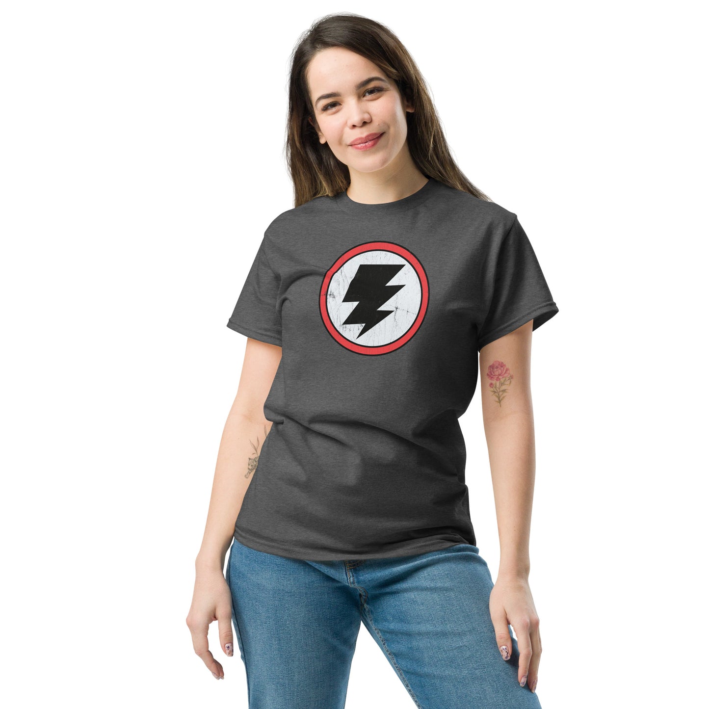 Lightning Bolt as Worn By Noodle Distressed Classic T-Shirt