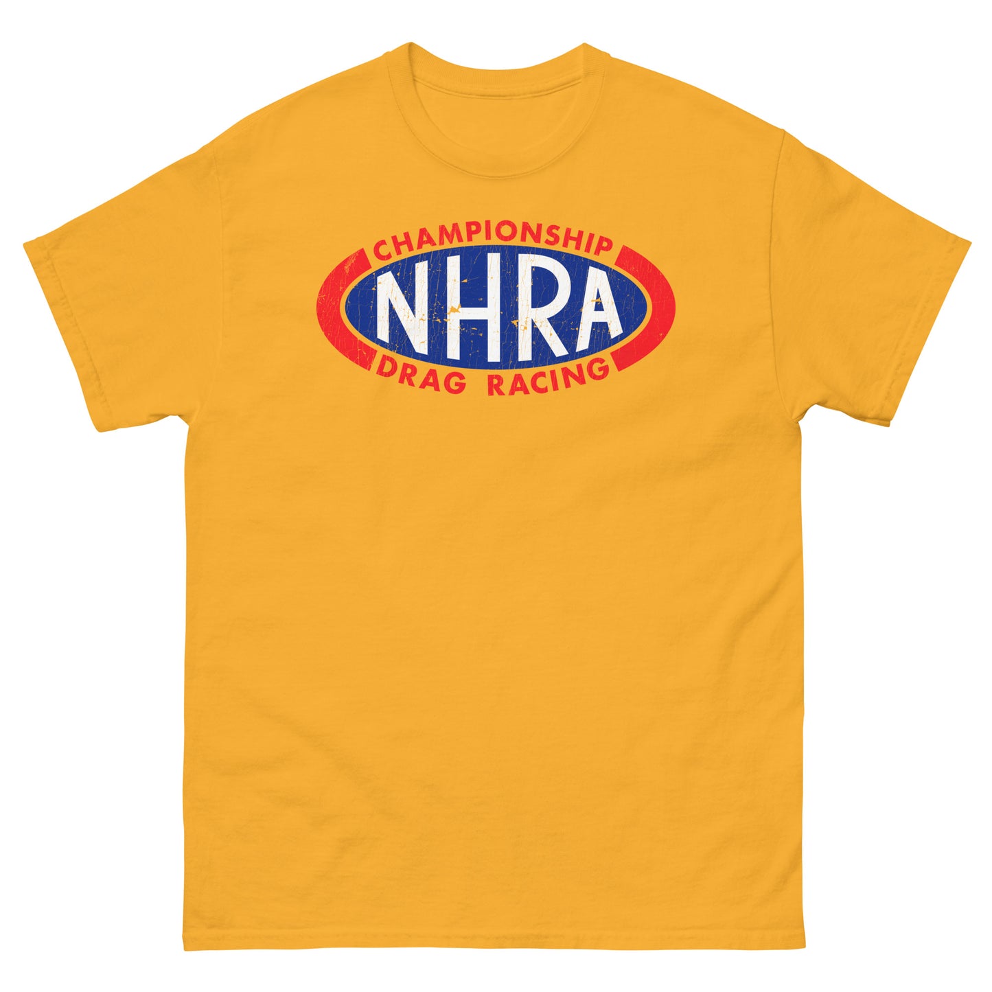 Hot Rod Drag Racing Distressed Unisex Classic Tee