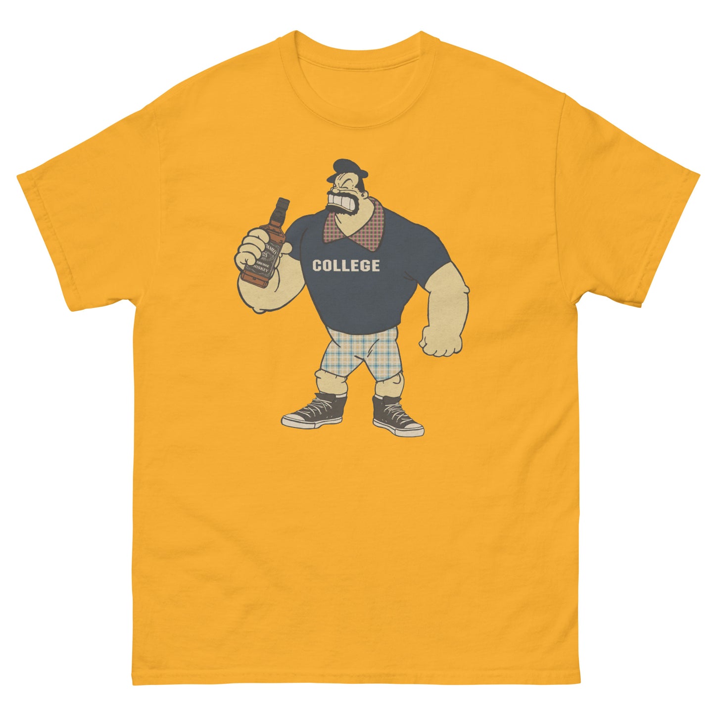 Bluto x Bluto College Mashup Halftone Parody Classic T-Shirt