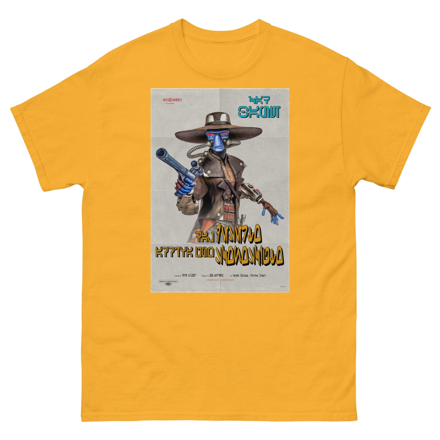 From the Desert Comes a Stranger Space Opera Spaghetti Western Vintage Movie Poster Unisex Classic Tee