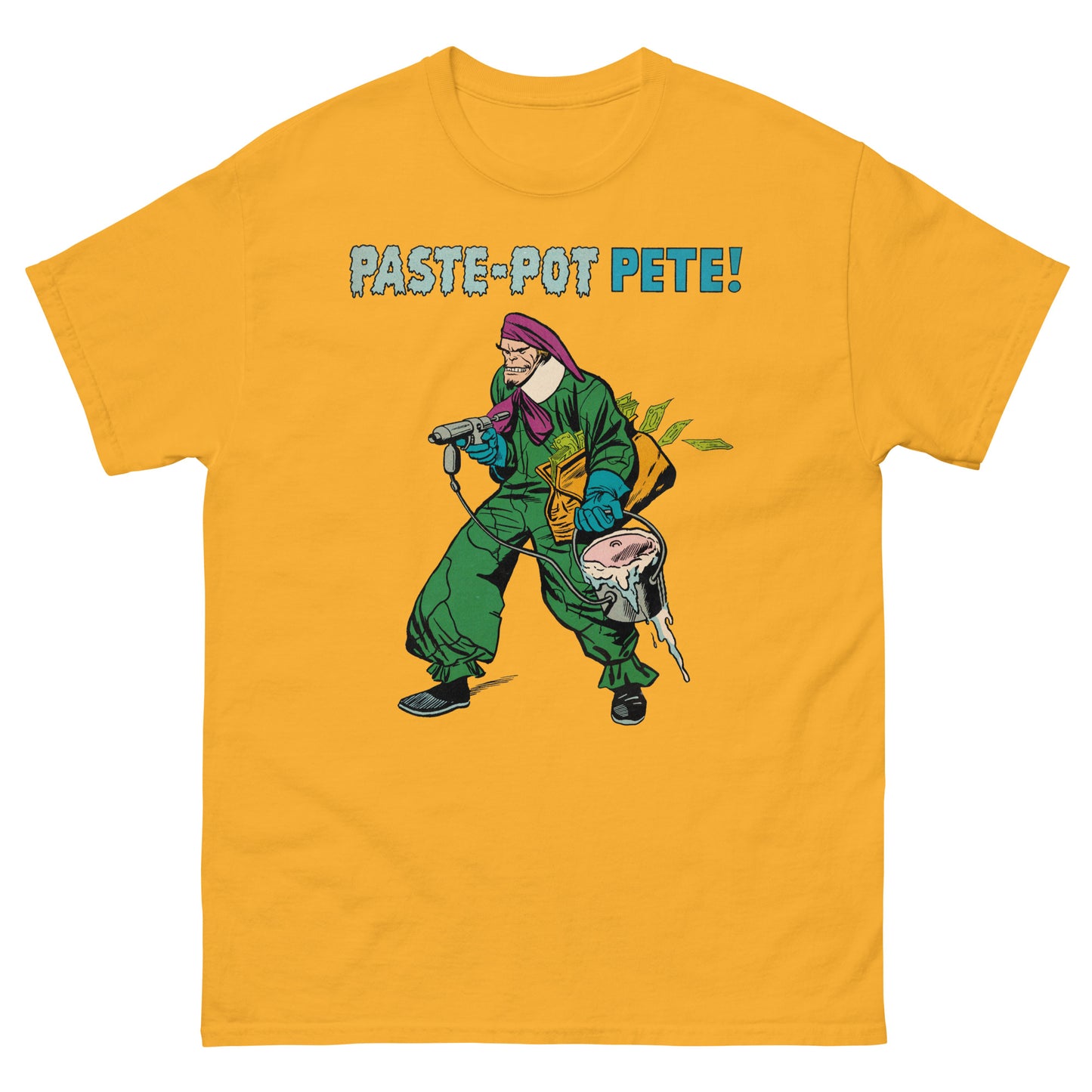 Paste-Pot Pete Halftone Vintage Comic Book Villain Unisex Classic Tee
