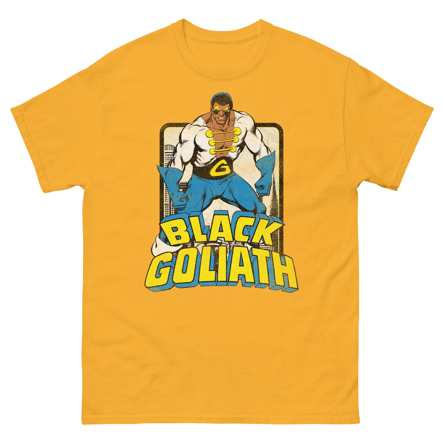 Black Goliath Retro Superhero Distressed Unisex Classic Tee