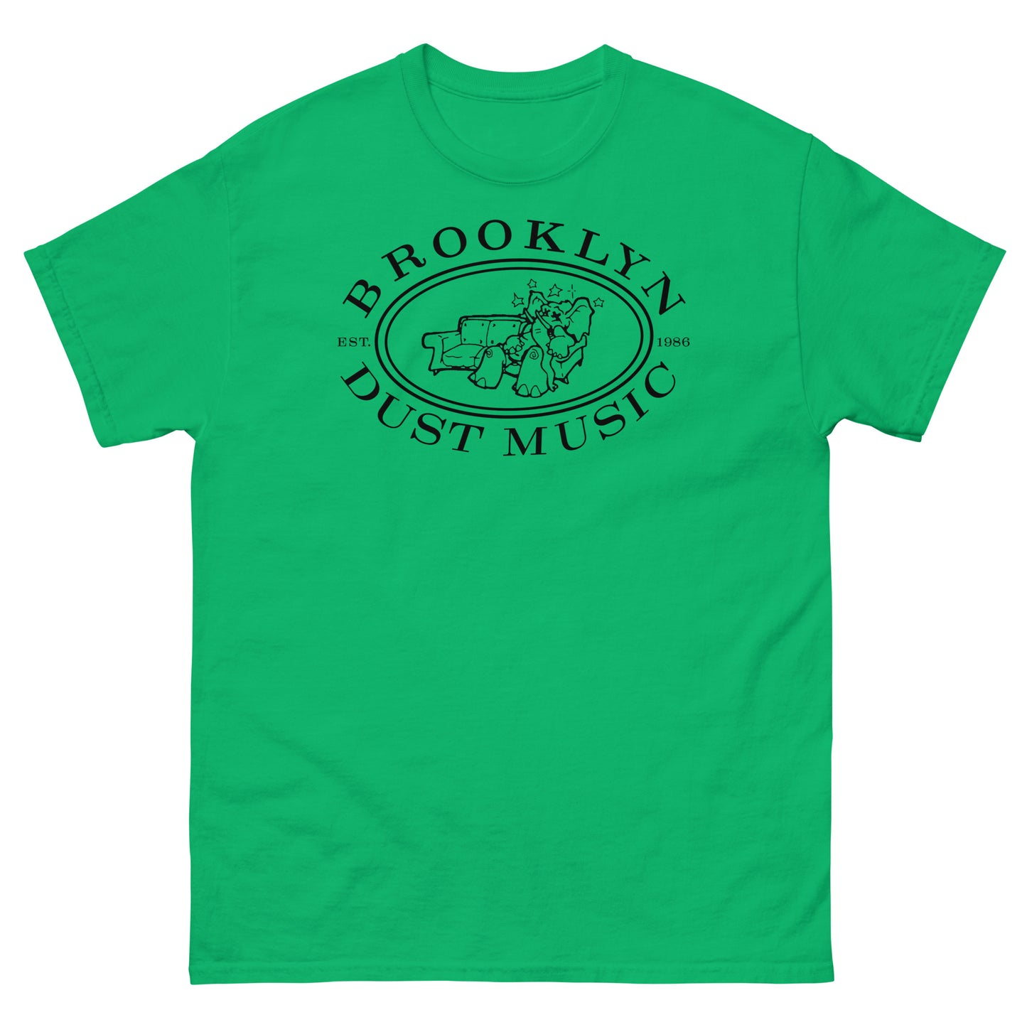 Brooklyn Dust Music Elephant Logo (Black) Unisex Classic T-Shirt
